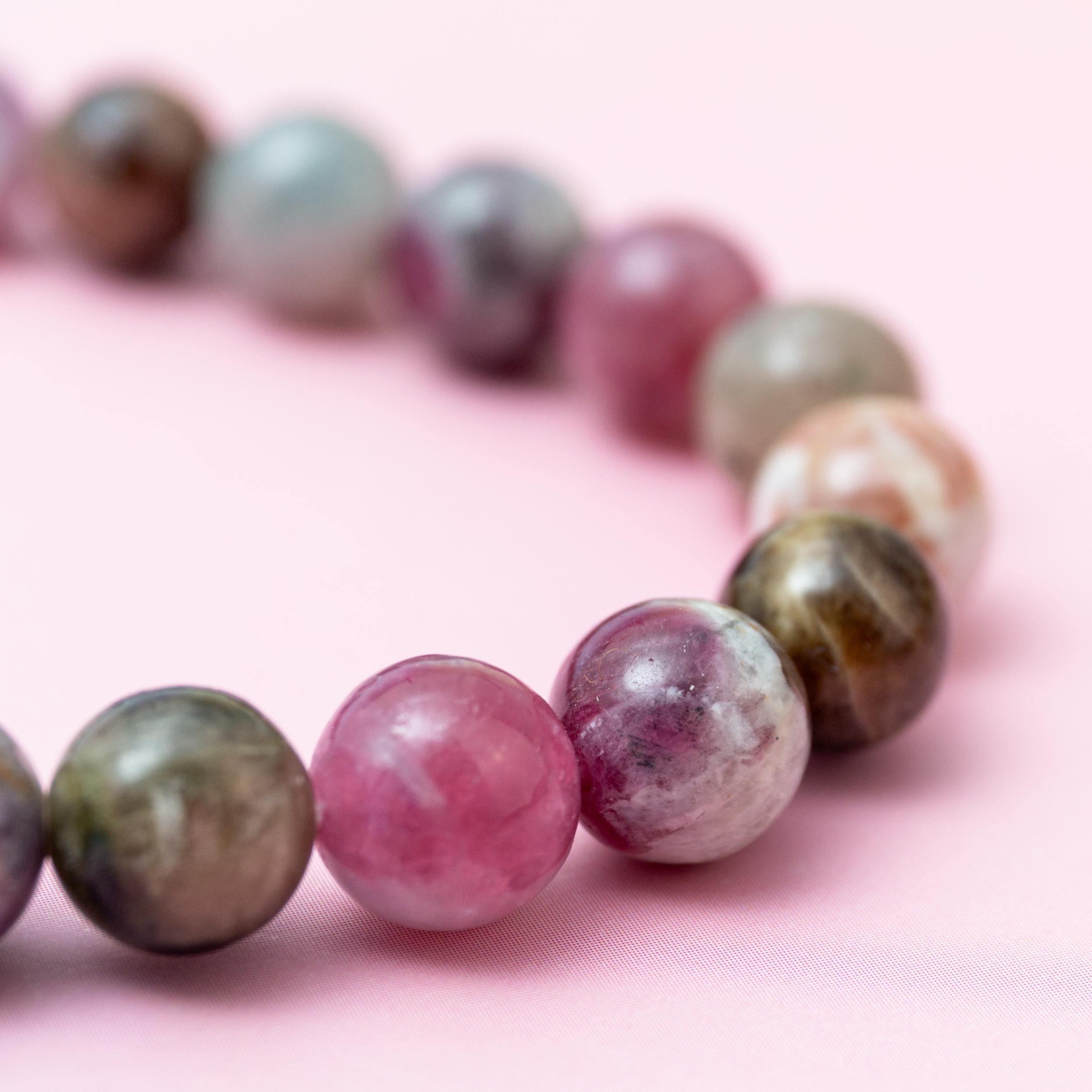 Turmaline (Colored) Bracelet - 8mm/18cm