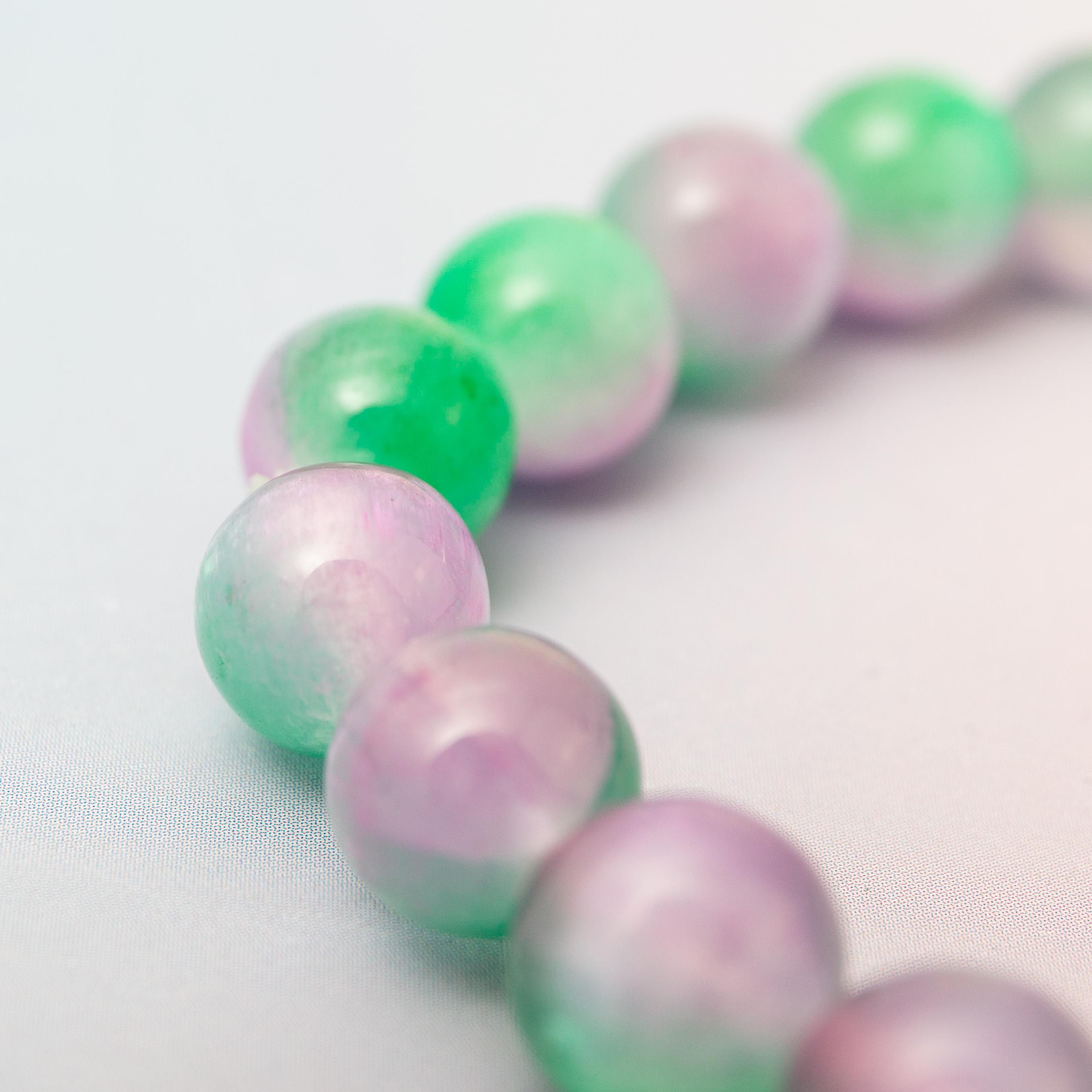 Selenite (Colored) Bracelet - 8mm/18cm
