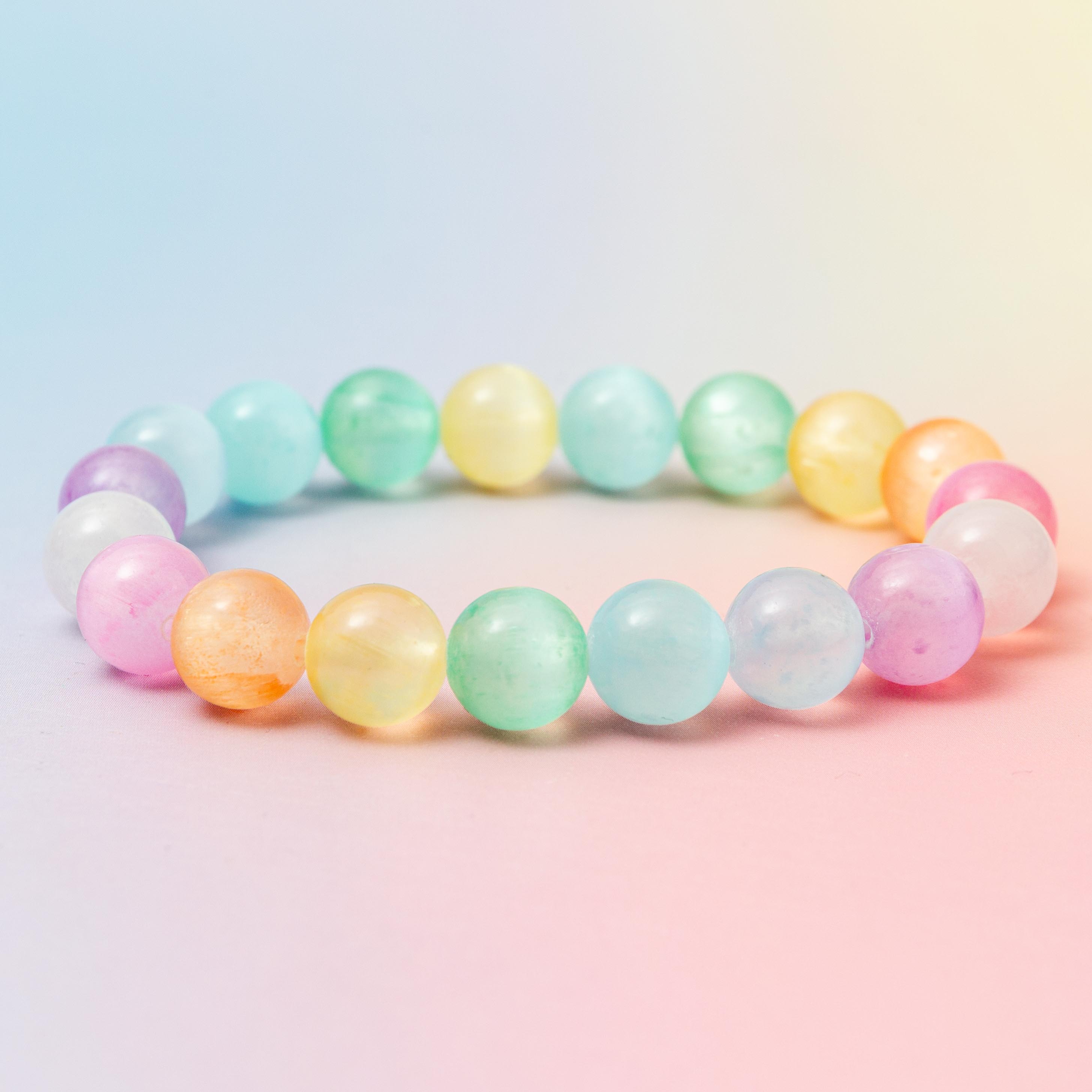 Selenite (Colored) Bracelet - 11mm/18cm