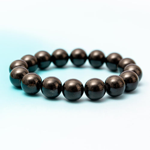 Black Tourmaline "A" Bracelet - 13mm/18cm
