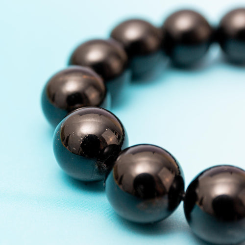 Black Tourmaline "A" Bracelet - 13mm/18cm
