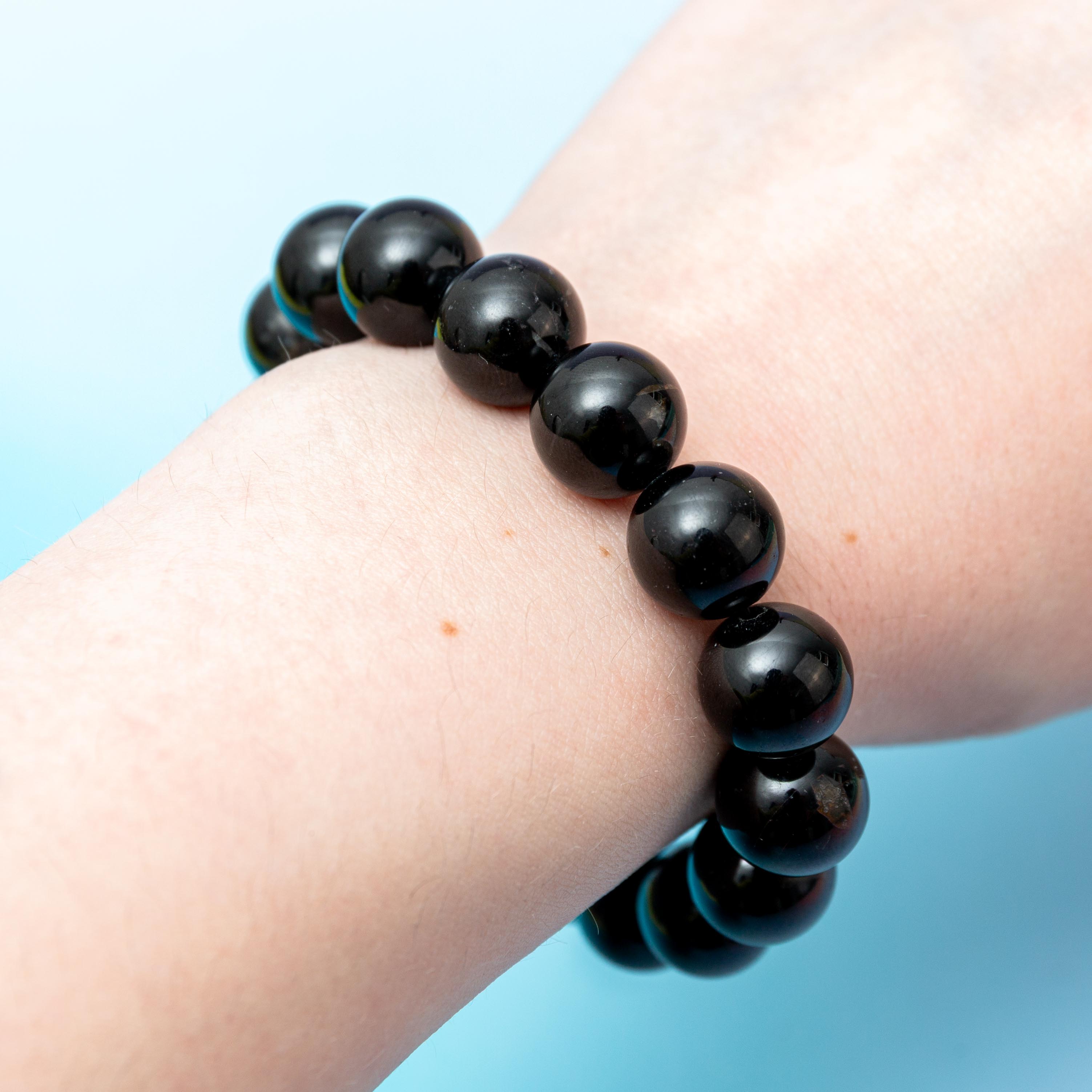 Black Tourmaline "A" Bracelet - 13mm/18cm