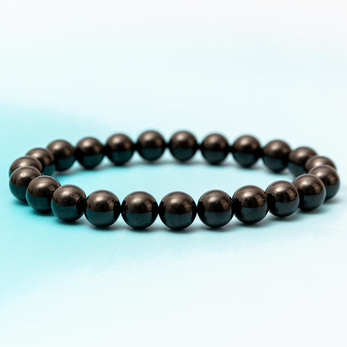 Black Tourmaline Bracelet - 9mm/18.5cm