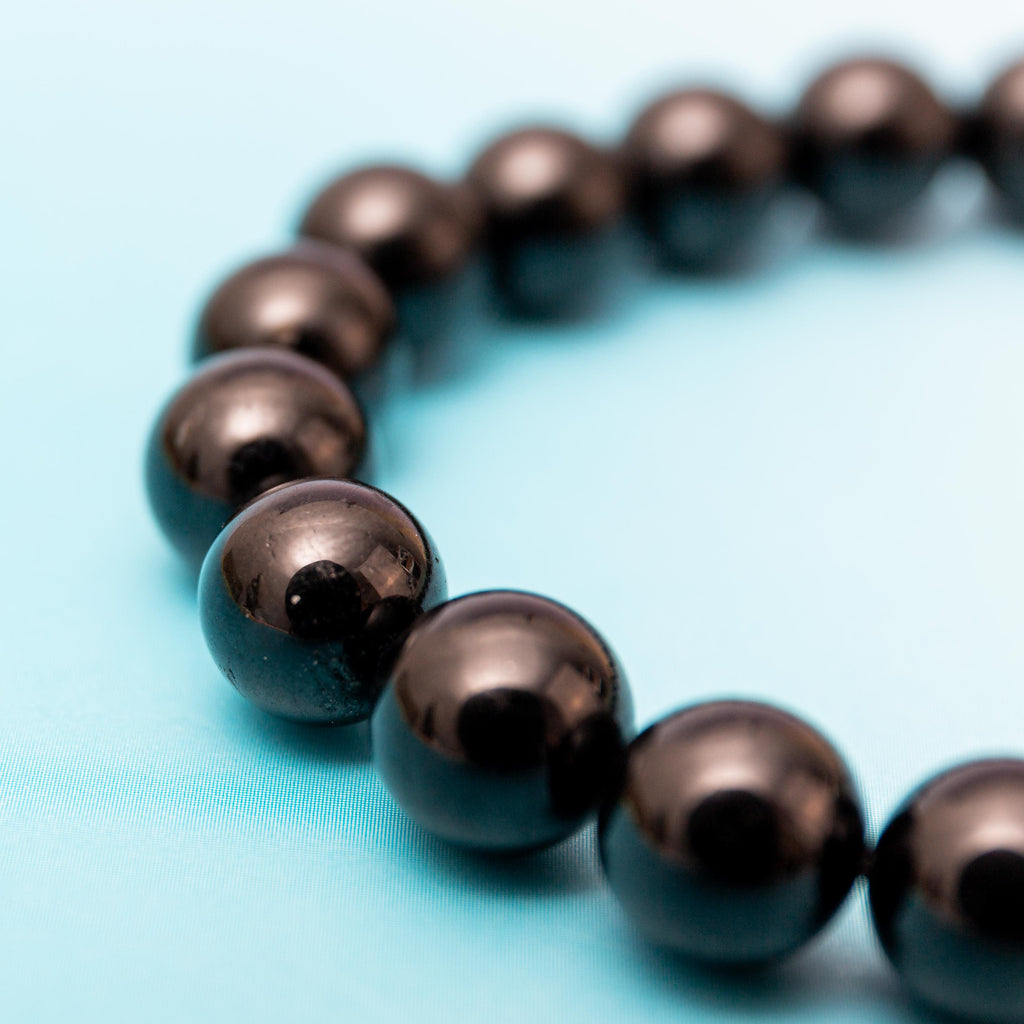 Black Tourmaline Bracelet - 9mm/18.5cm