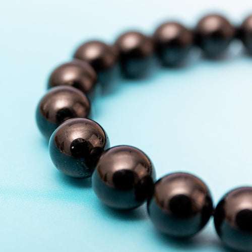 Black Tourmaline Bracelet - 9mm/18.5cm