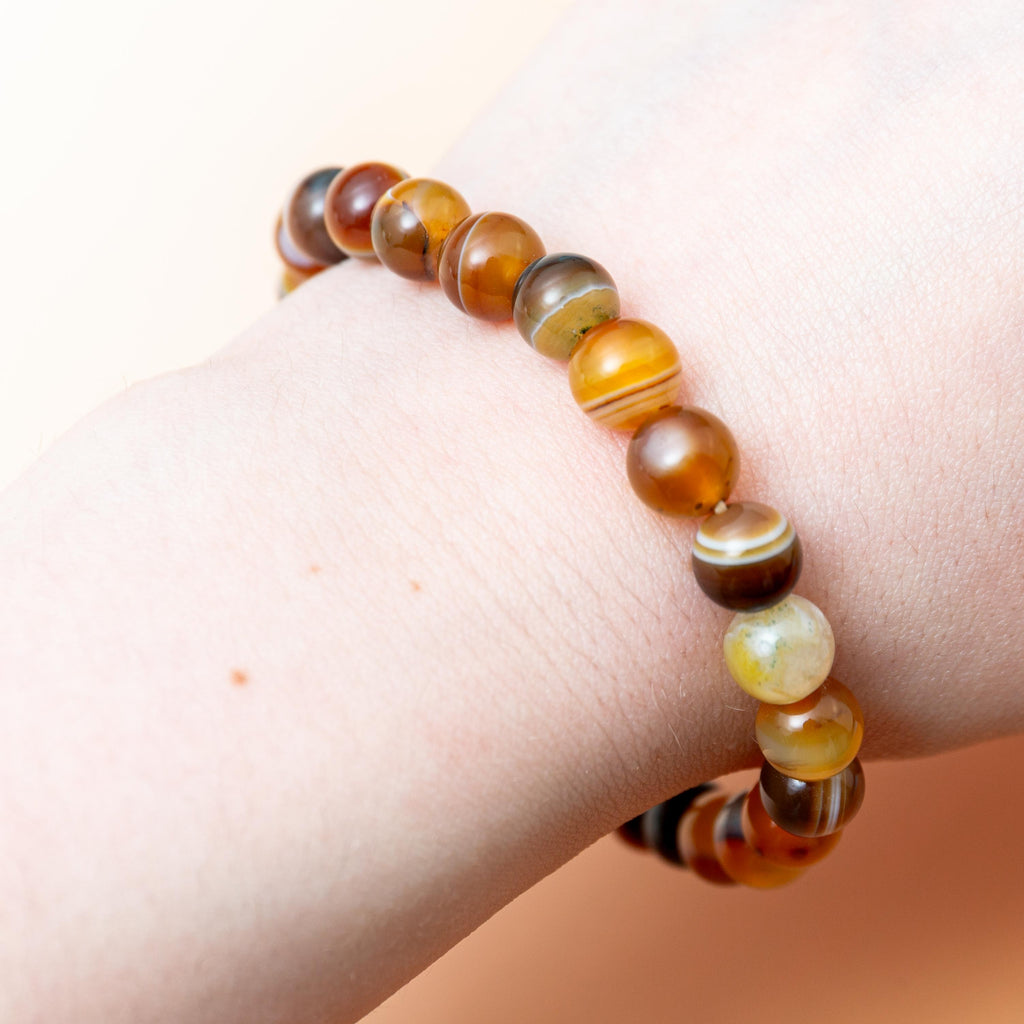 Agate Bracelet - 7mm/17.5cm