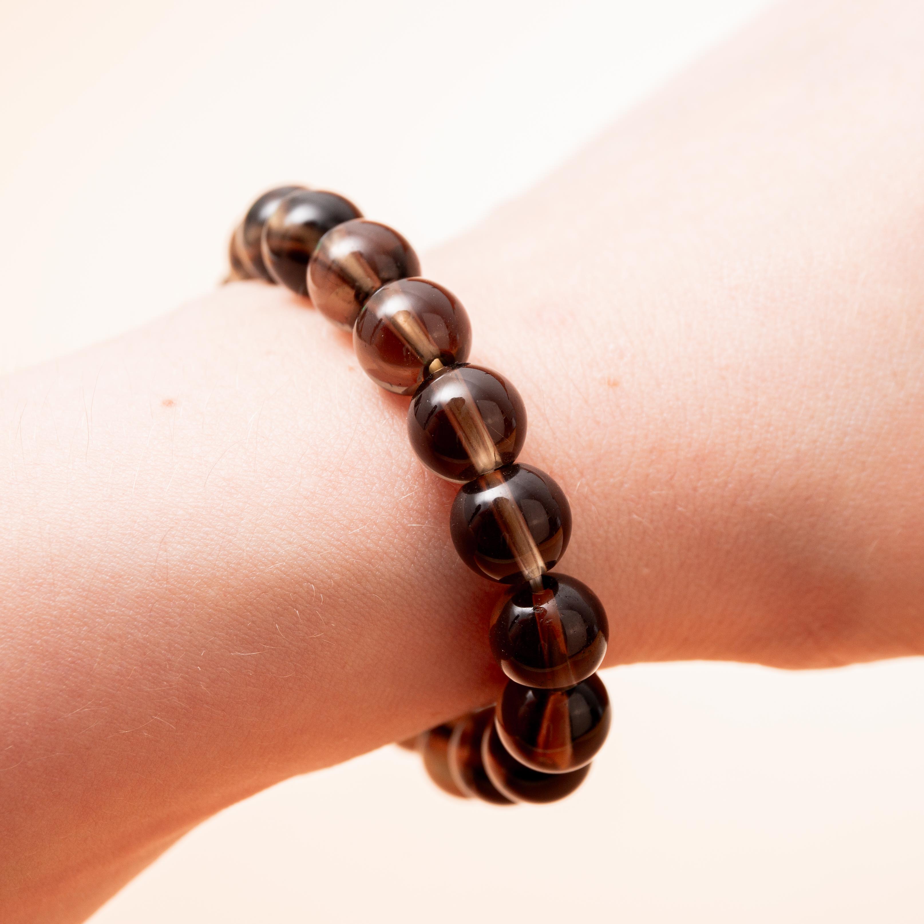 Smoky Quartz Bracelet - 10mm/17.5cm