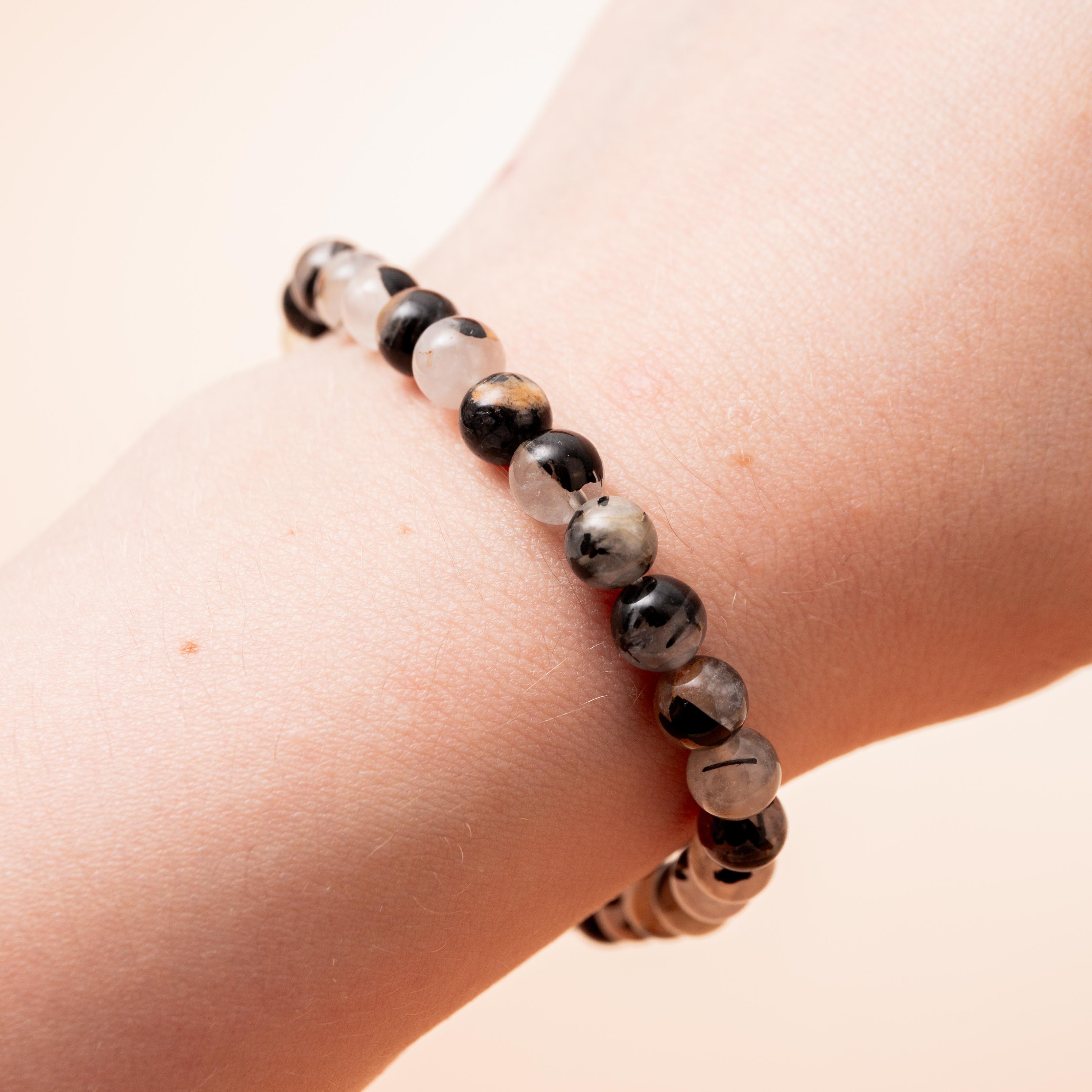 Tourmaline Quartz Bracelet - 6mm/17.5cm
