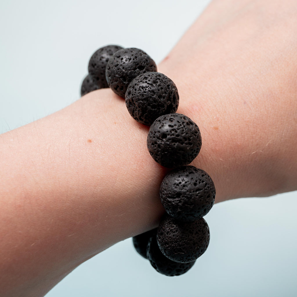 Lava Stone Bracelet -17mm/17.5cm