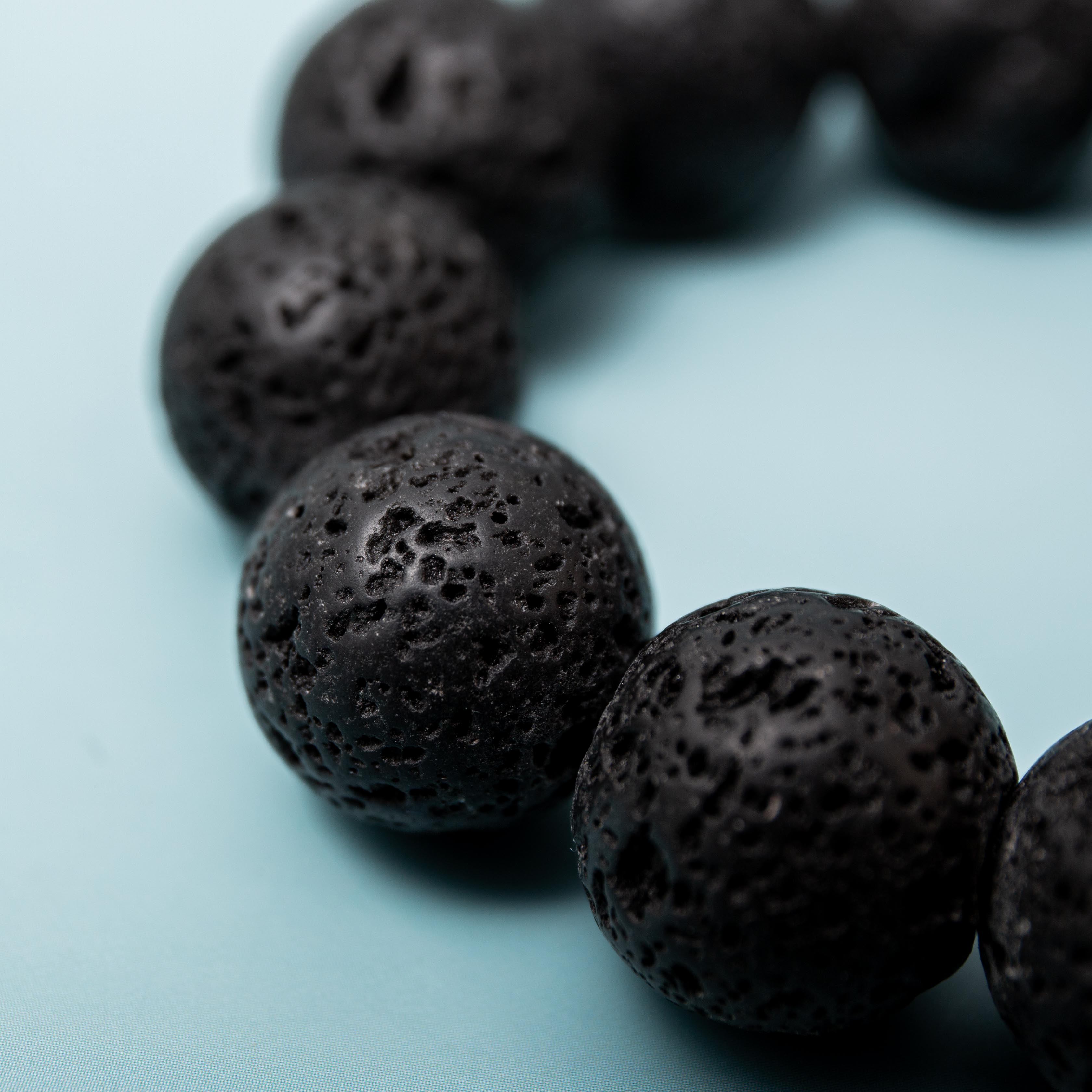 Lava Stone Bracelet -17mm/17.5cm