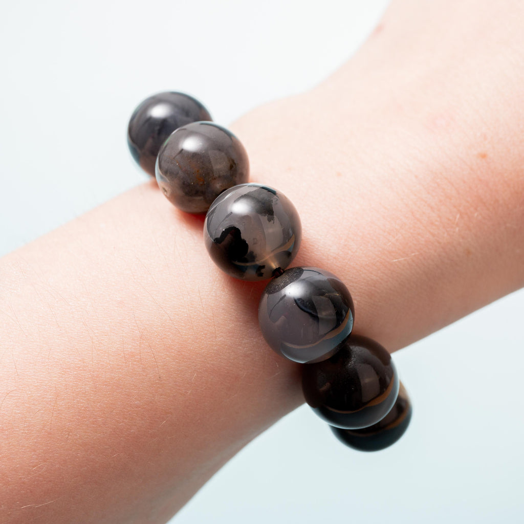 Volcanic Agate Bracelet - 16mm/21cm (XL)