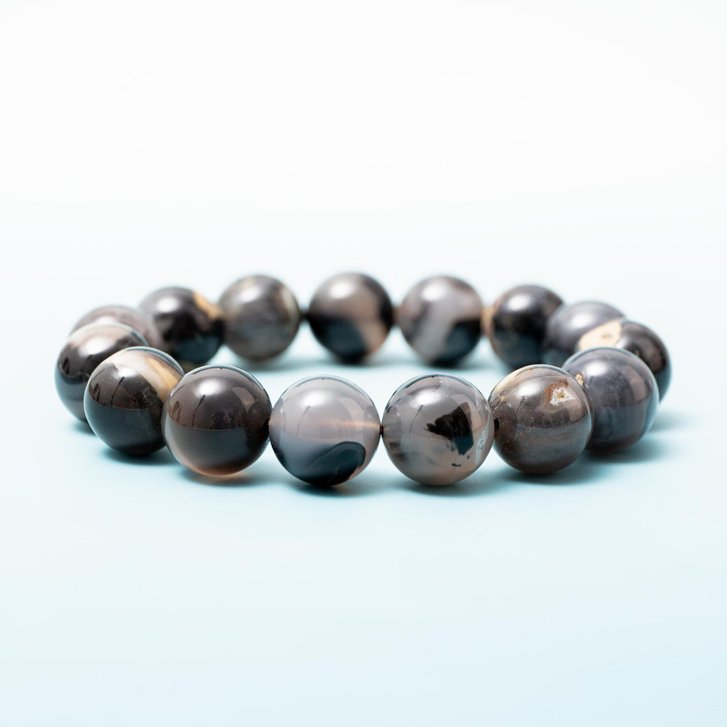 Volcanic Agate Bracelet - 16mm/21cm (XL)