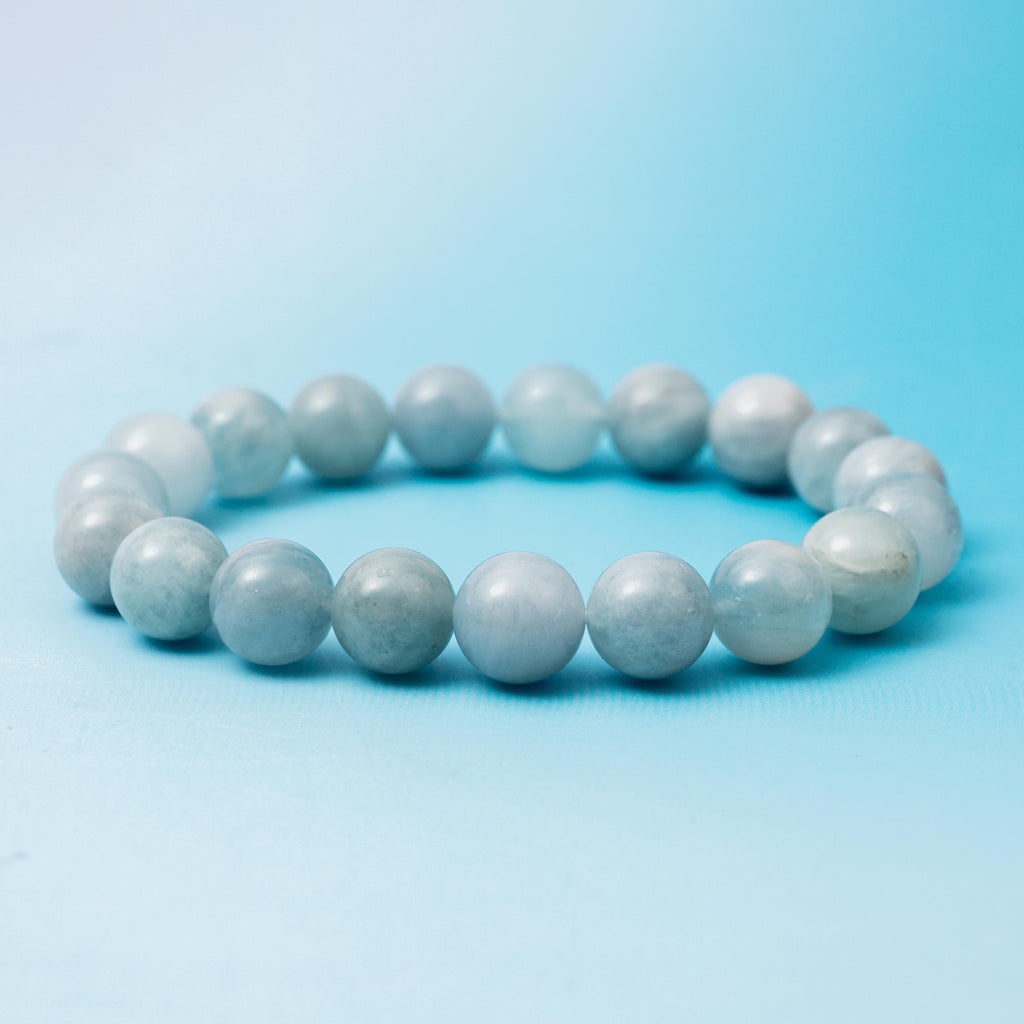 Aquamarine Bracelet - 10mm/18cm