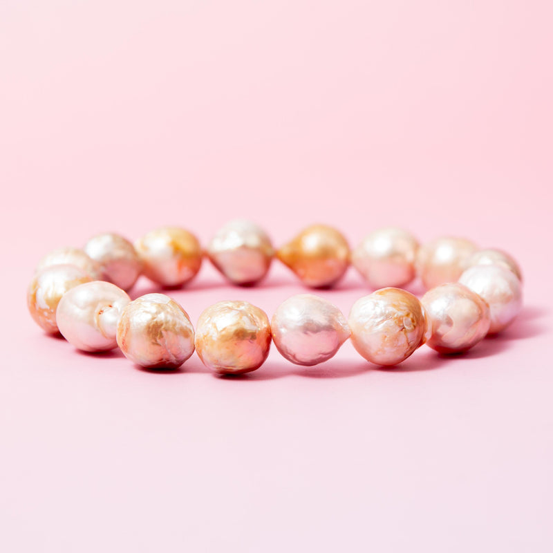 Édesvízi Gyöngy Karkötő – 14 mm 17cm (A)