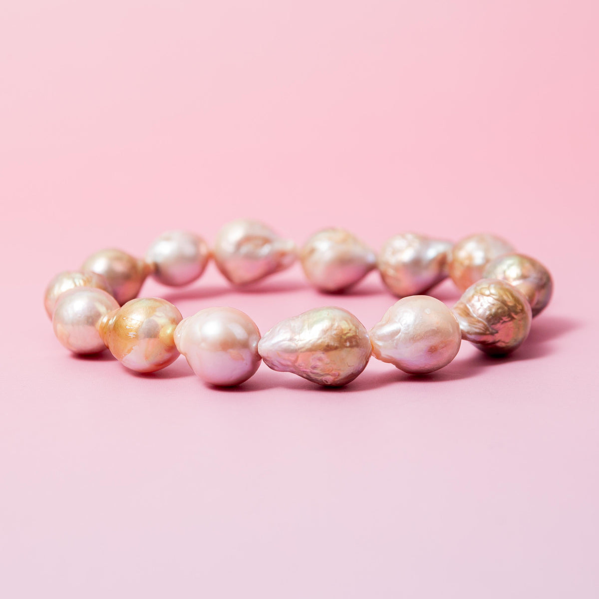 Freshwater Pearls Bracelet - 14 mm 16.8cm (B)