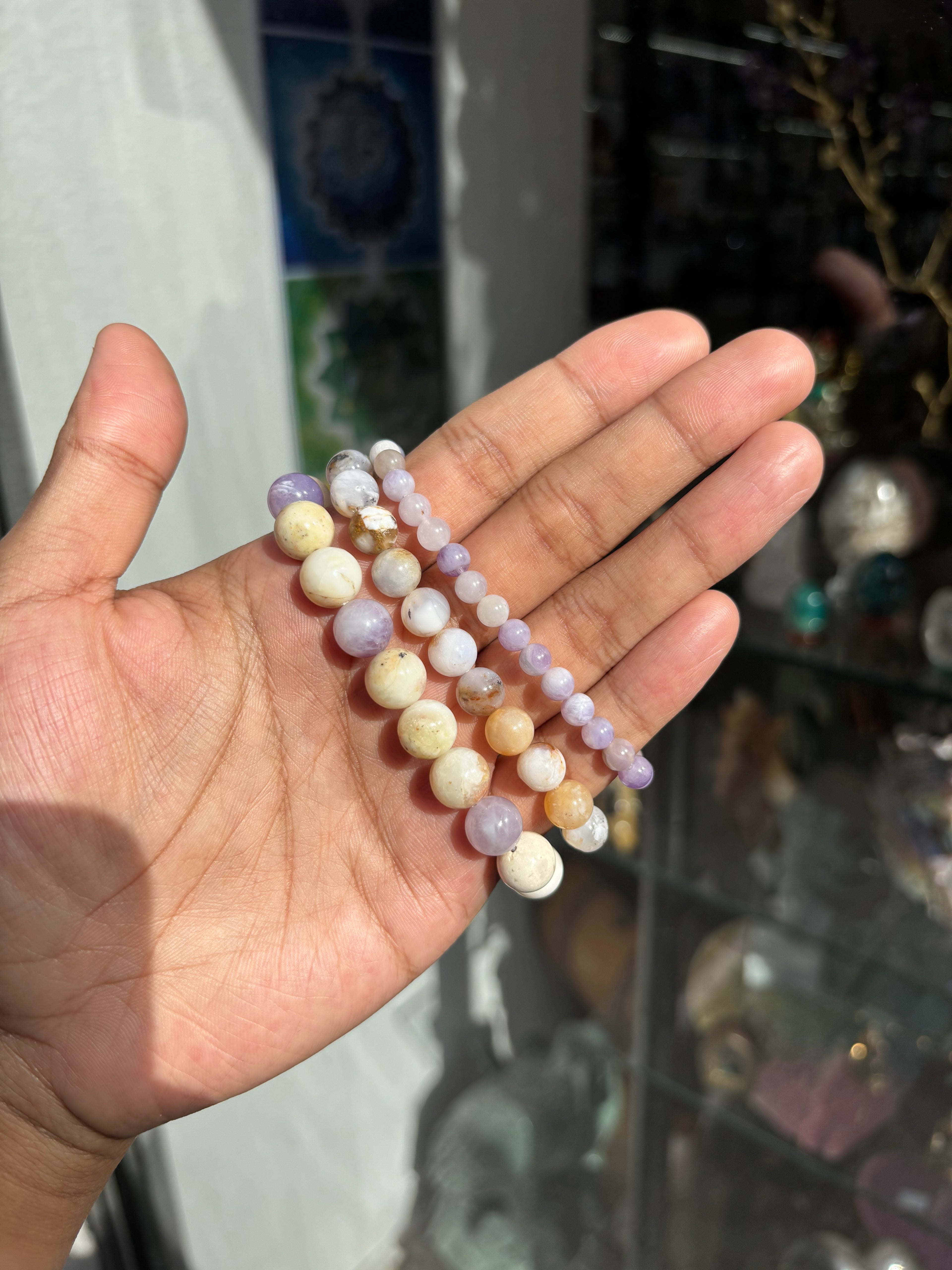 Lila Opál Karkötő