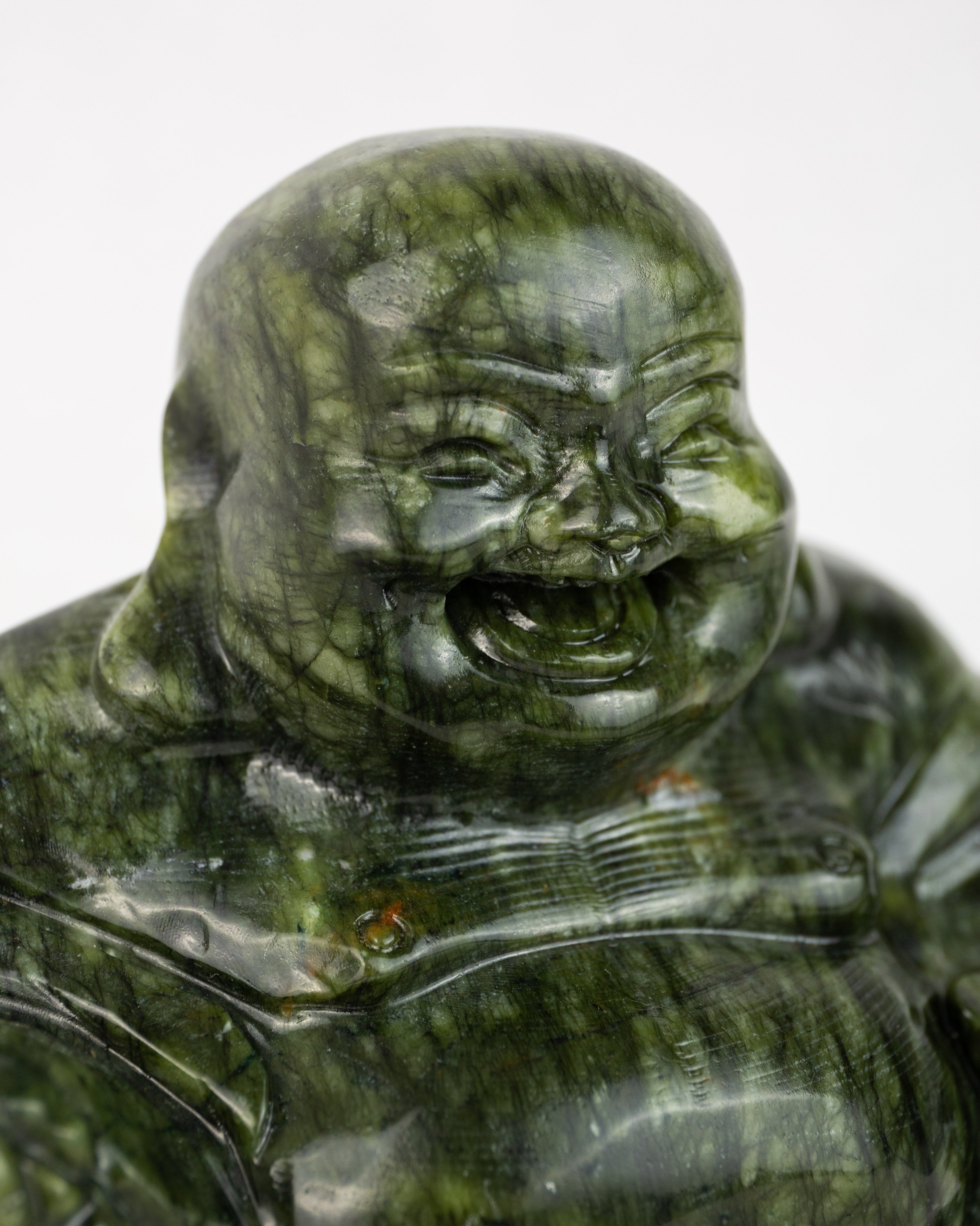Kínai Nevető Buddha / Laughing Chinese Buddha – Serpentin