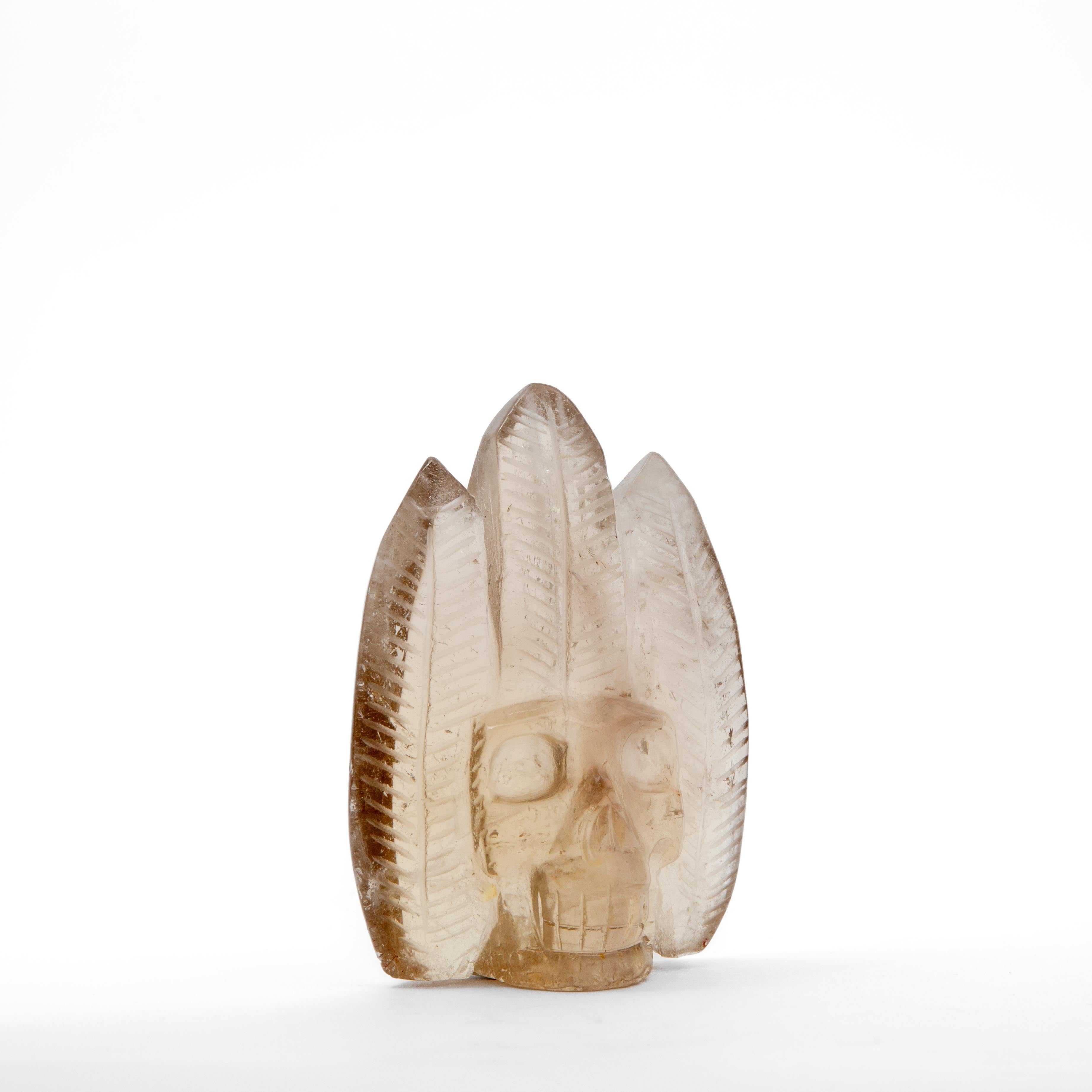 Skull - Natural Citrine