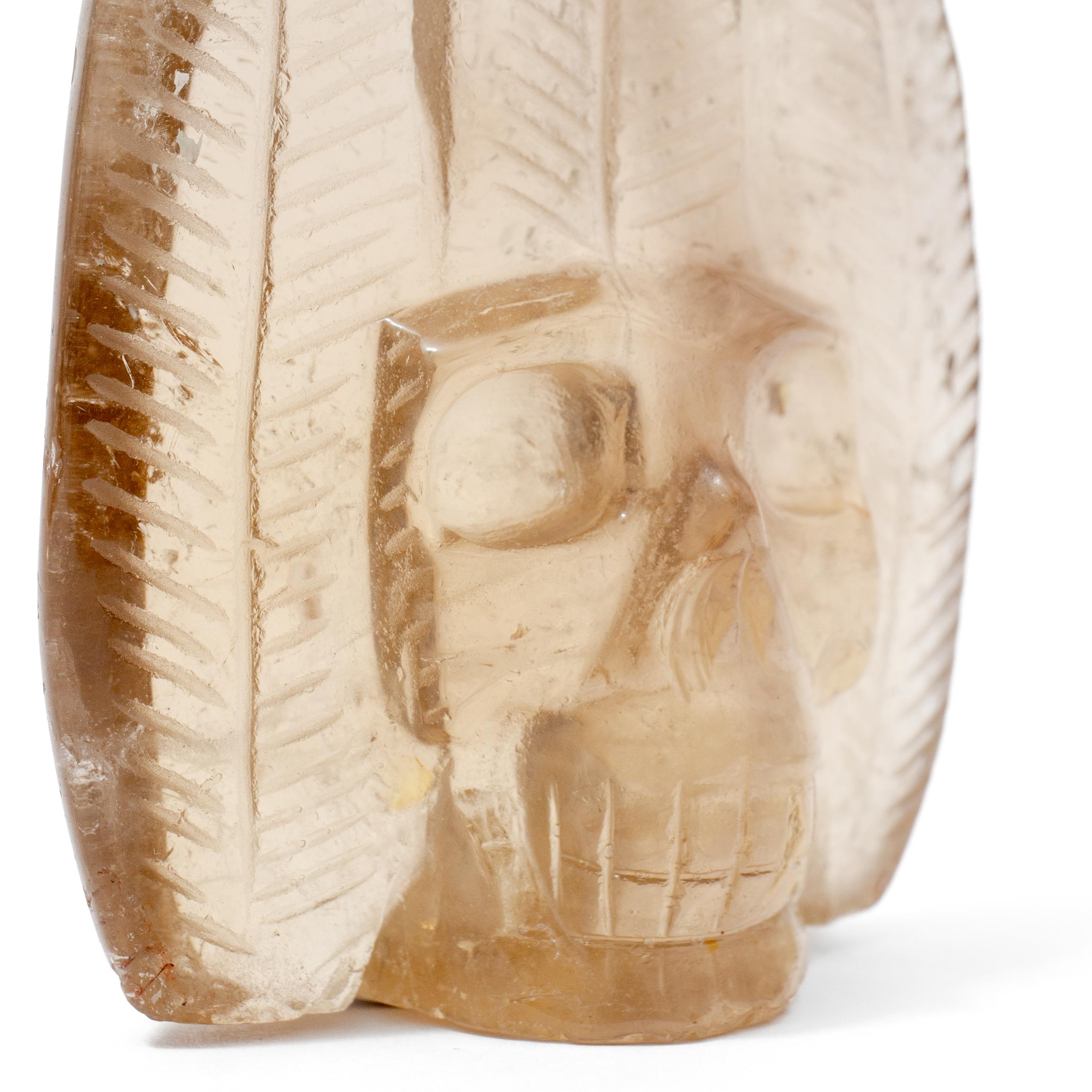 Skull - Natural Citrine