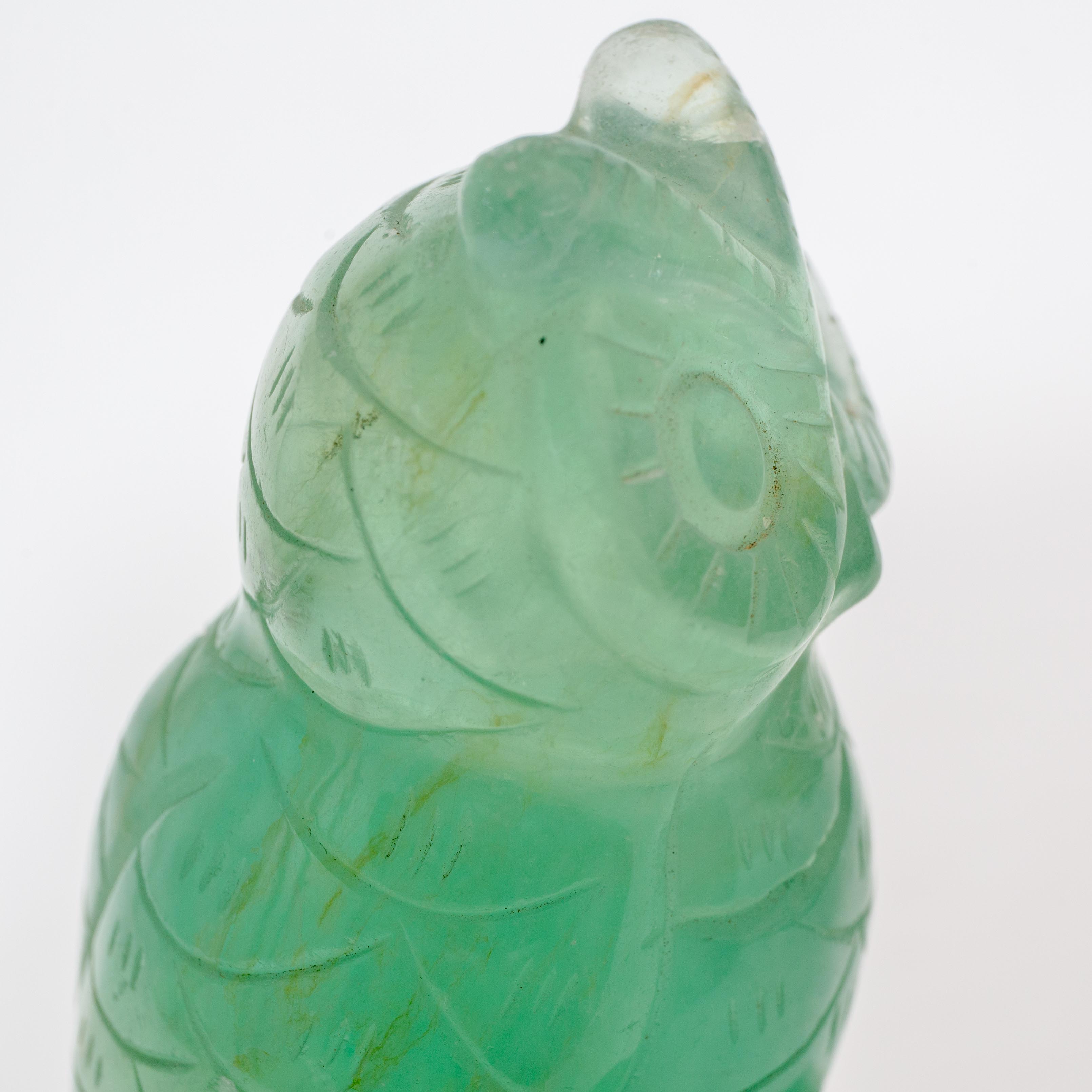 Owl - Green Fluorite