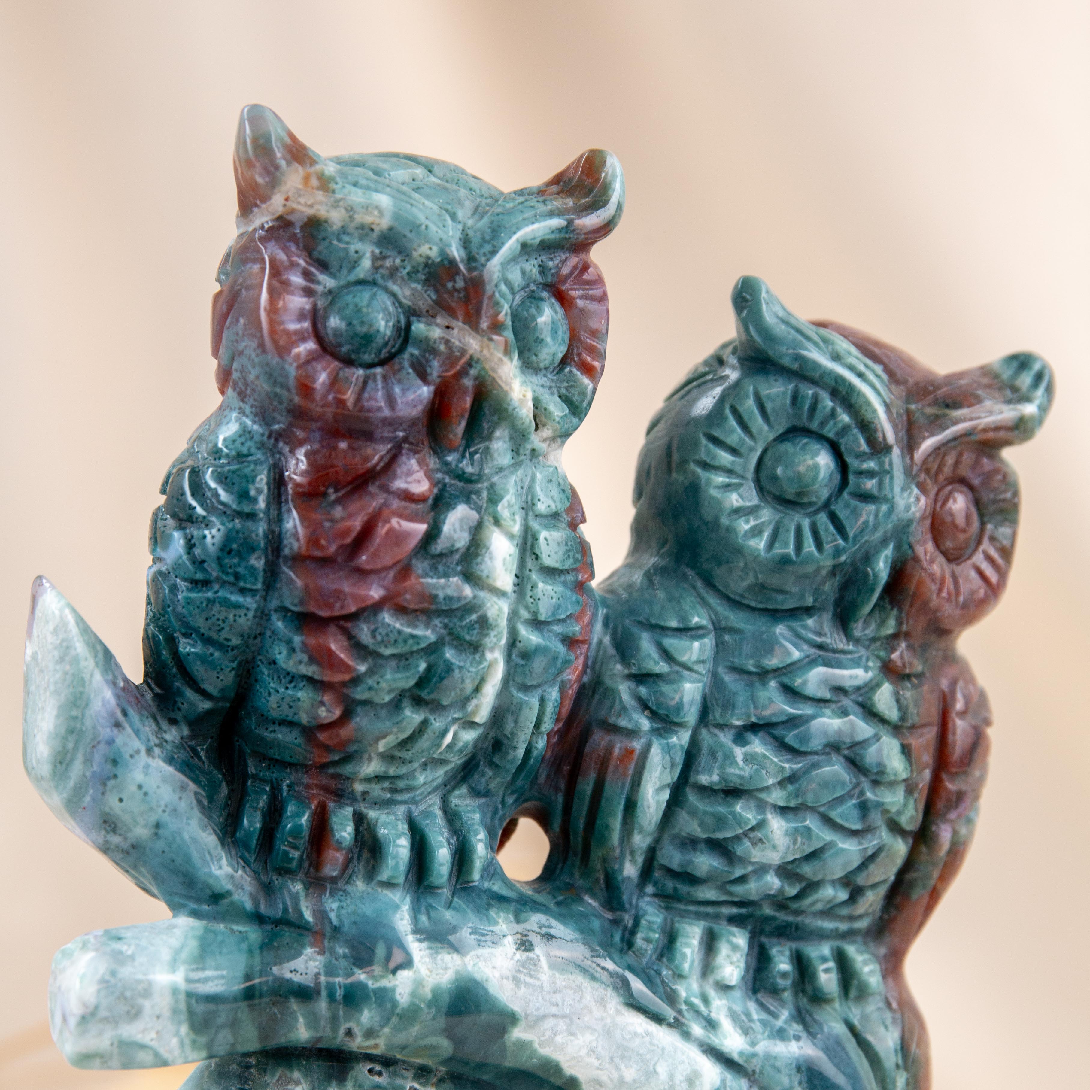 Owl - Indian Agate
