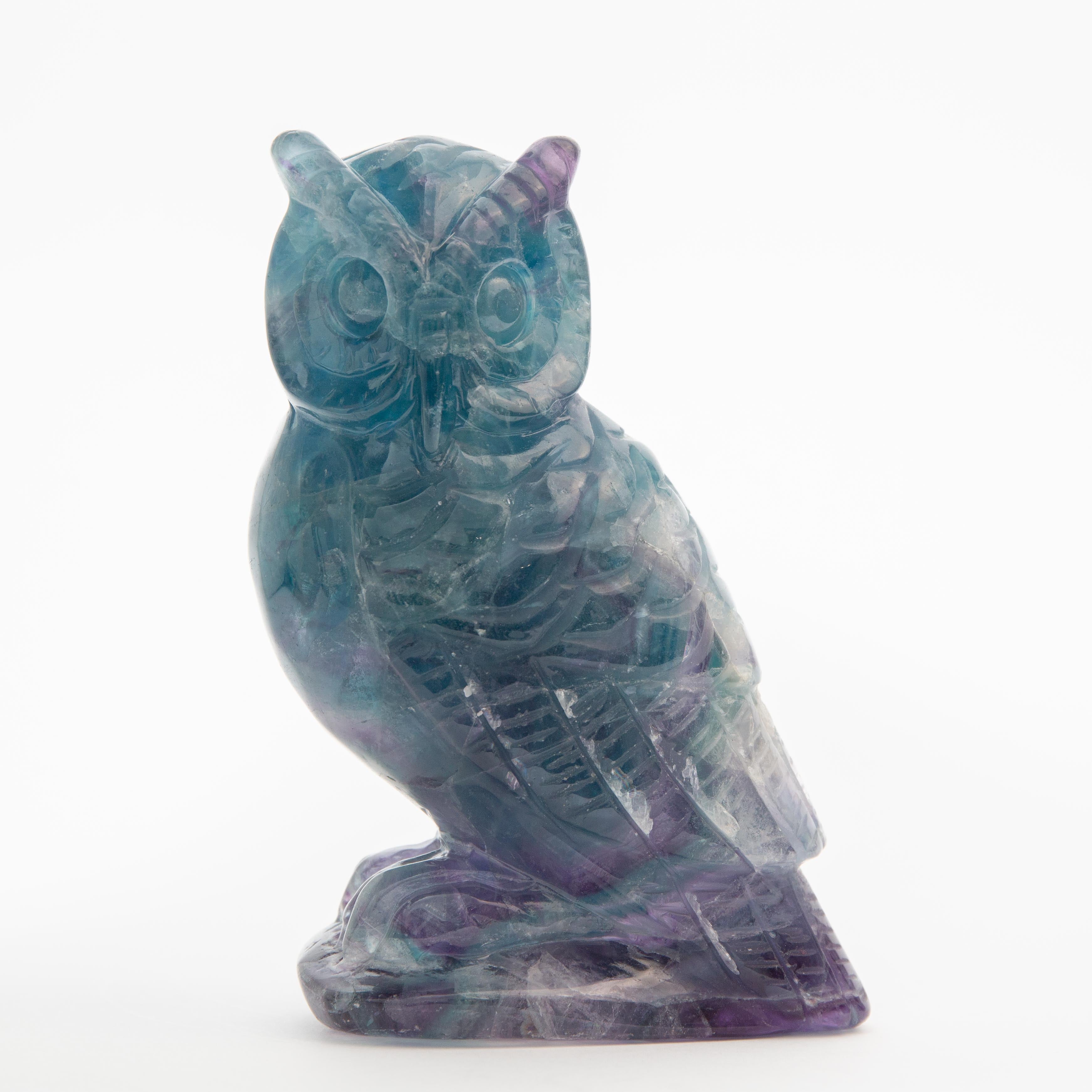 Owl - Fluorite