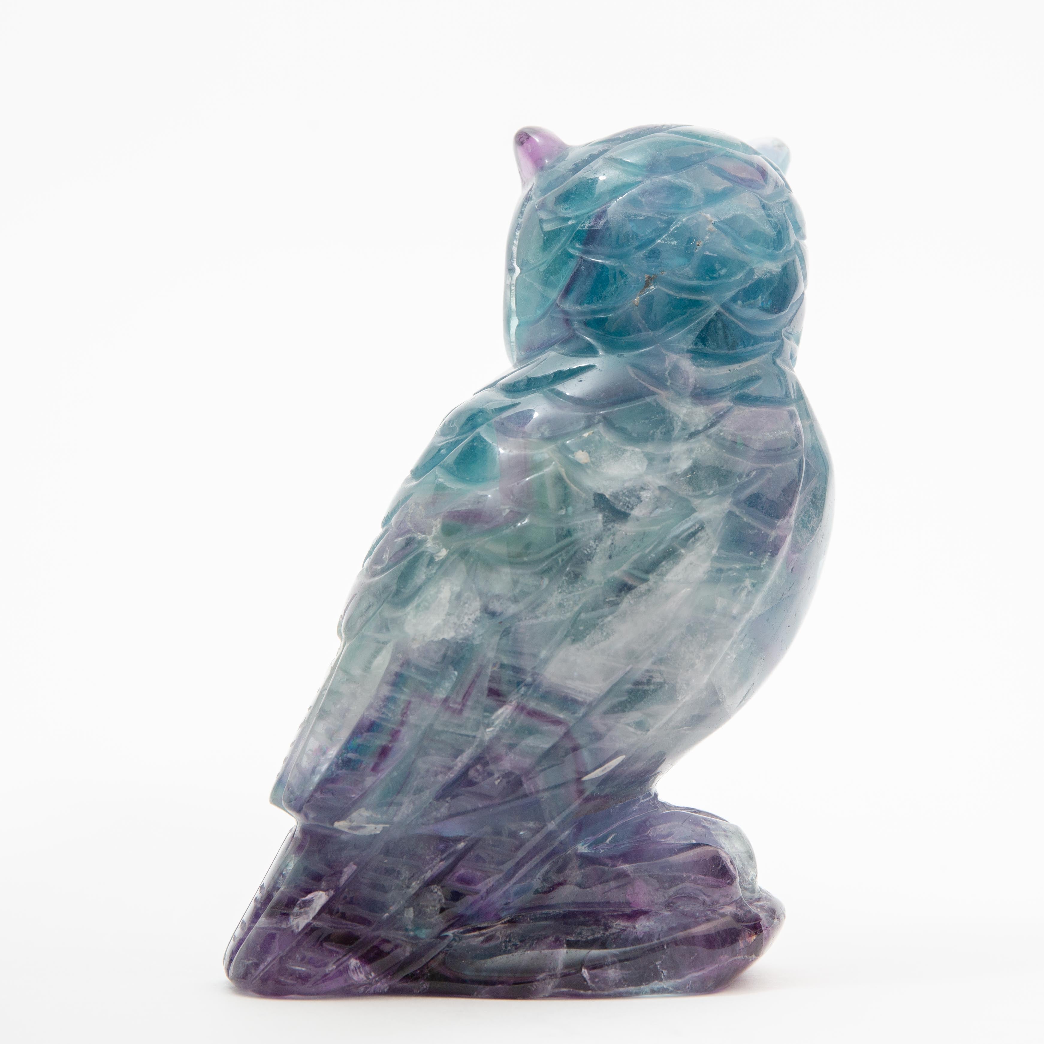 Owl - Fluorite