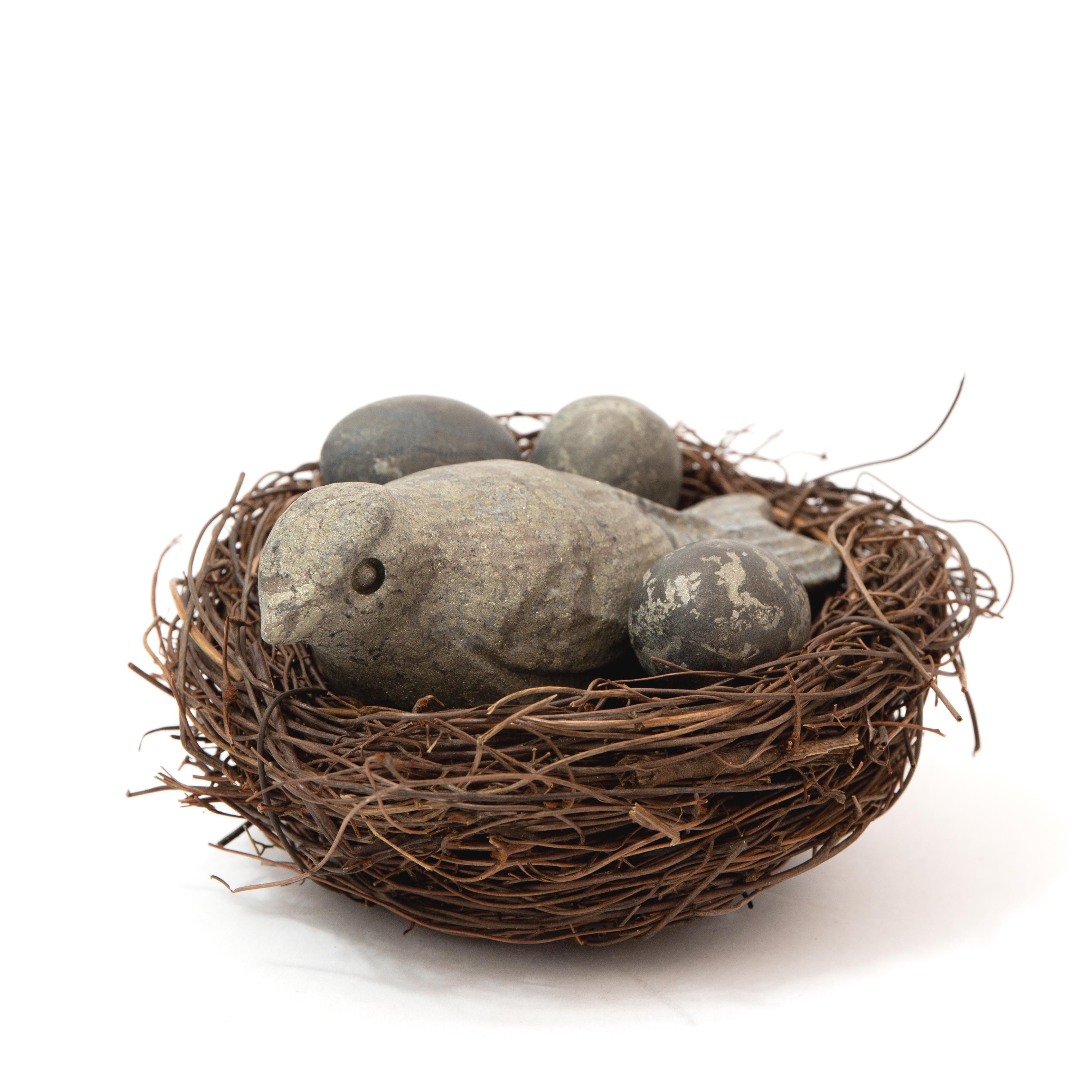 Bird in Nest - Pyrite