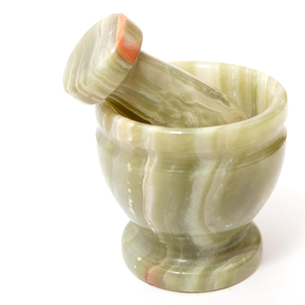 Mini Medicine Mortar - Pakistani Onyx
