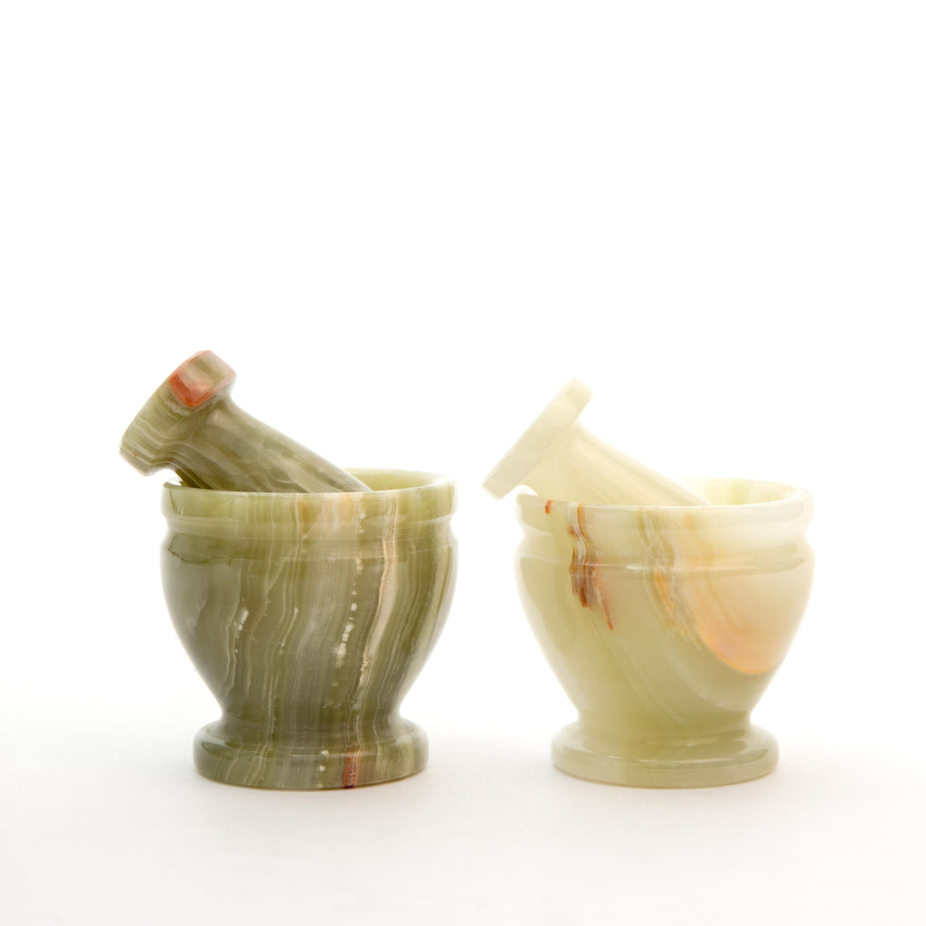 Mini Medicine Mortar - Pakistani Onyx