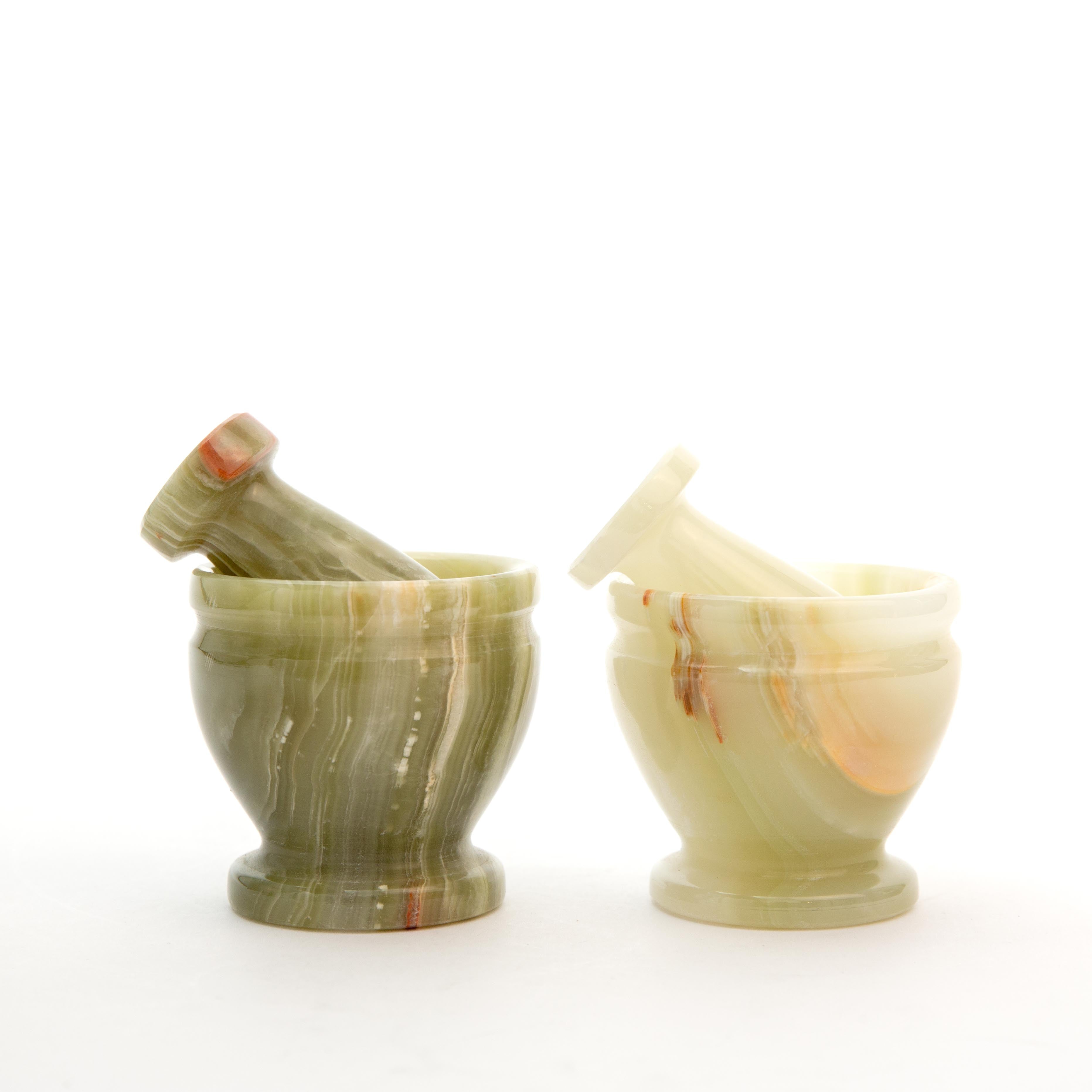 Mini Medicine Mortar - Pakistani Onyx