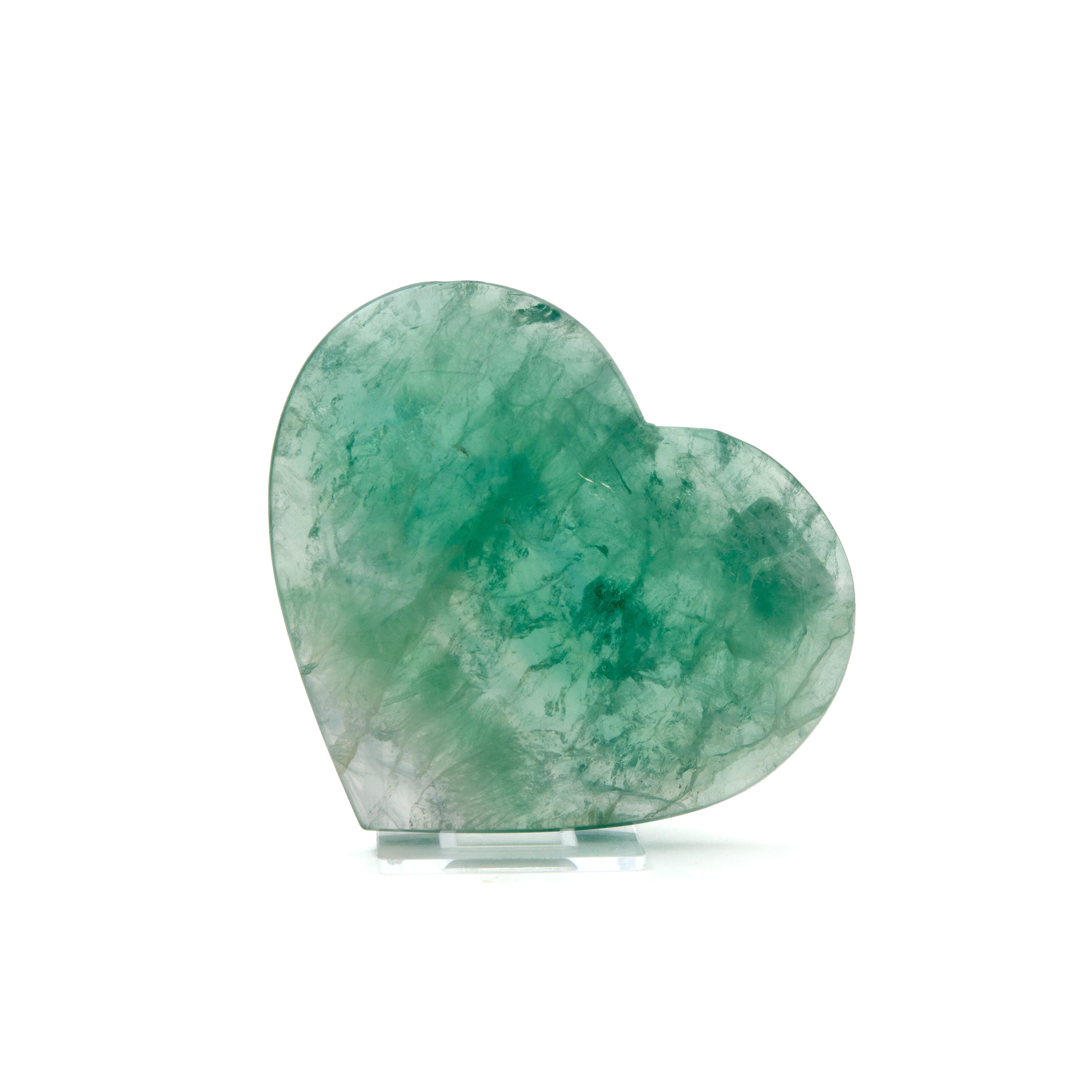 Green Fluorite - Heart