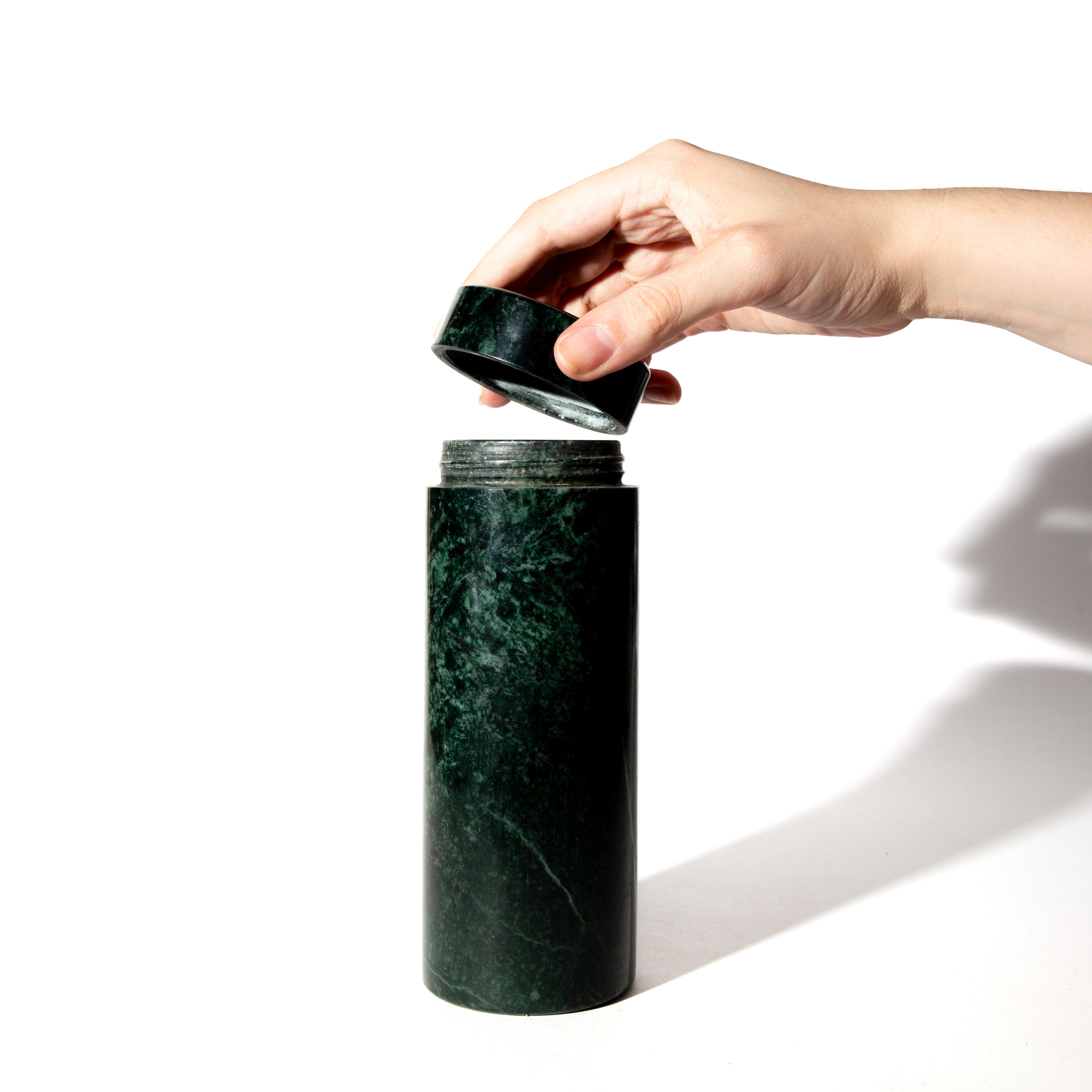 Tea Bottle - Serpentinite