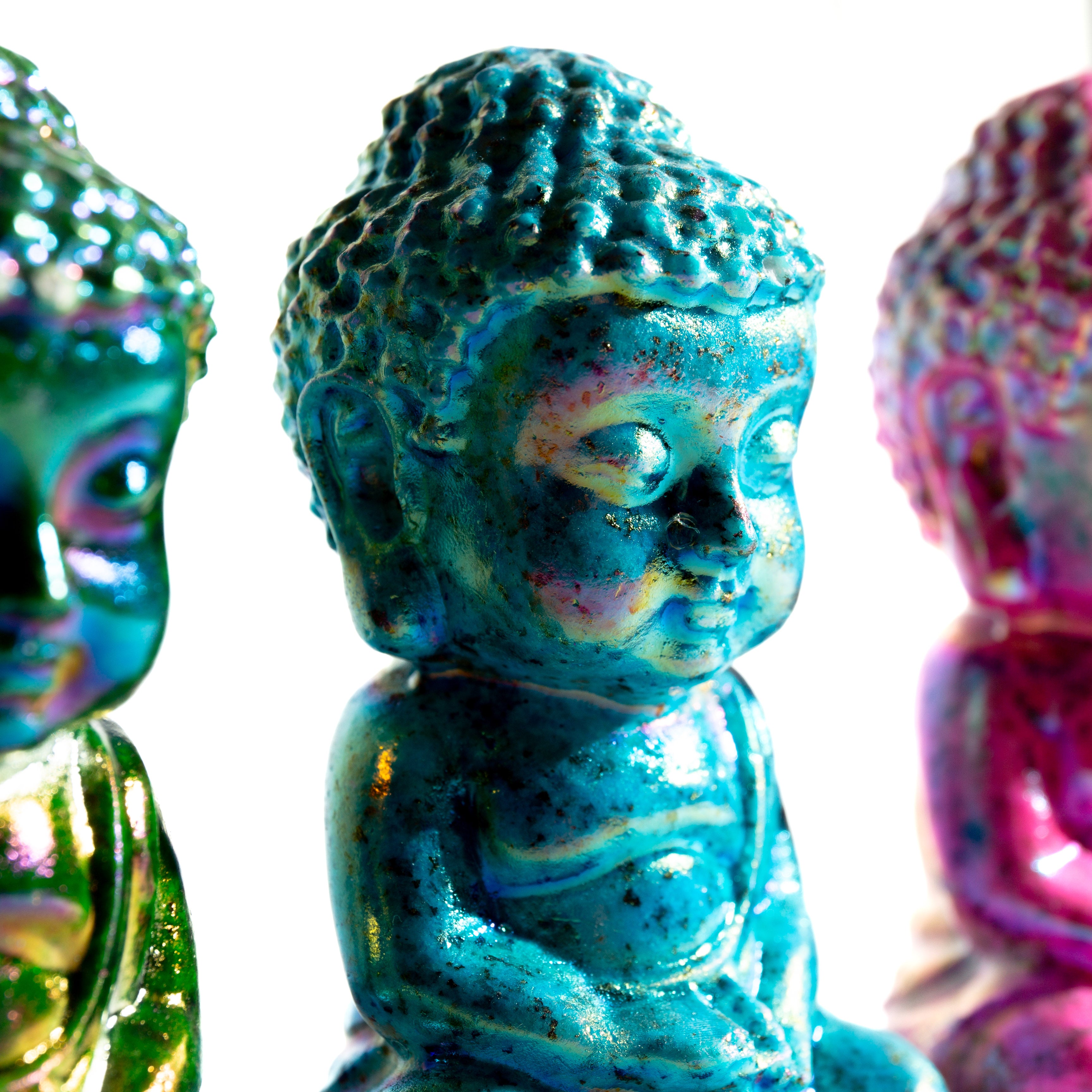 Buddha - Aura Quartz 8cm