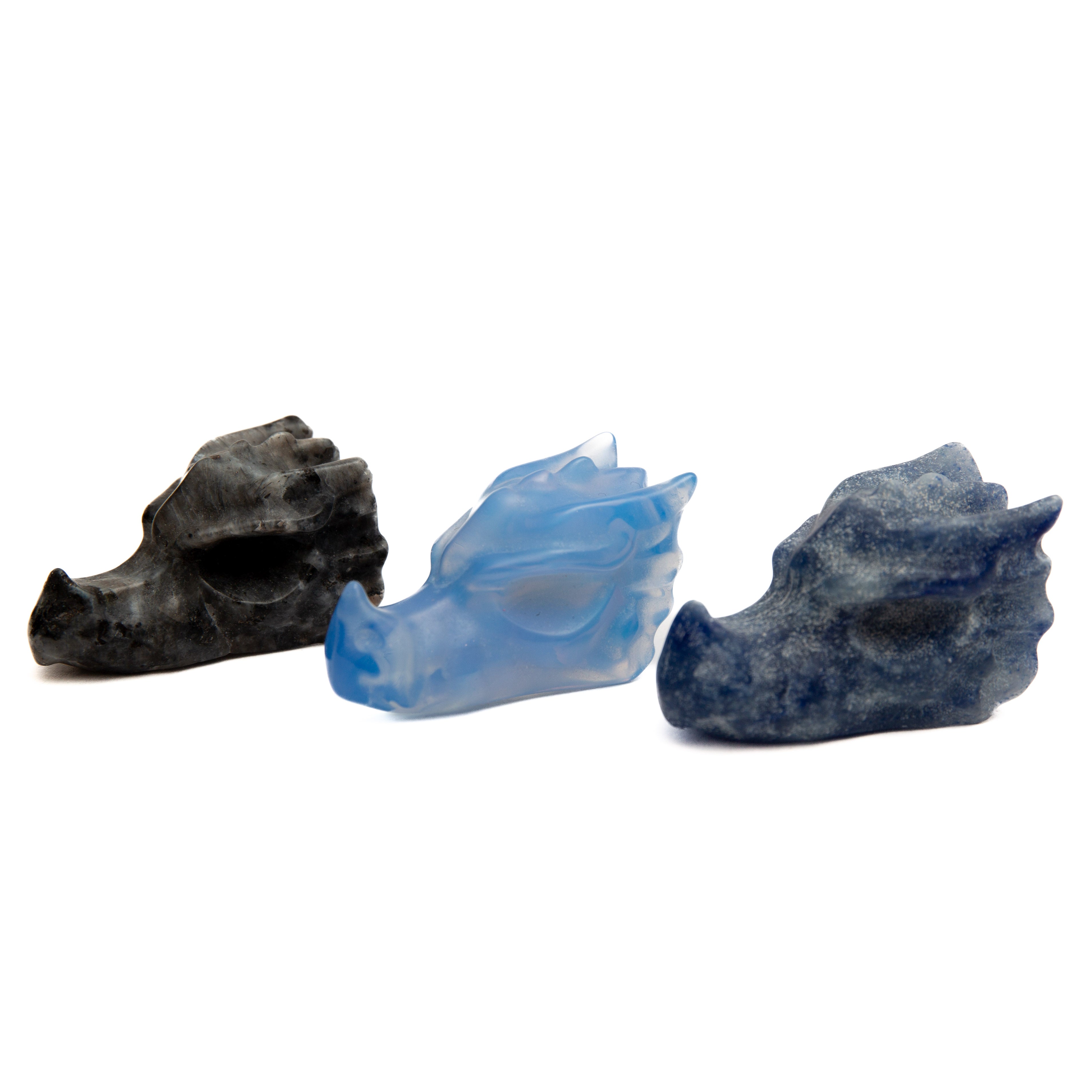 Dragon Head - Crystal Carving 3cm