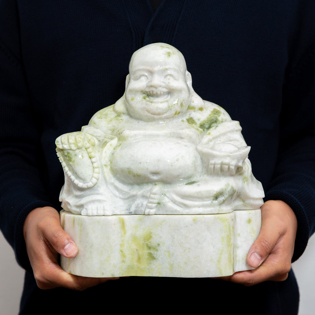 Nevető kínai Buddha - Bowenit