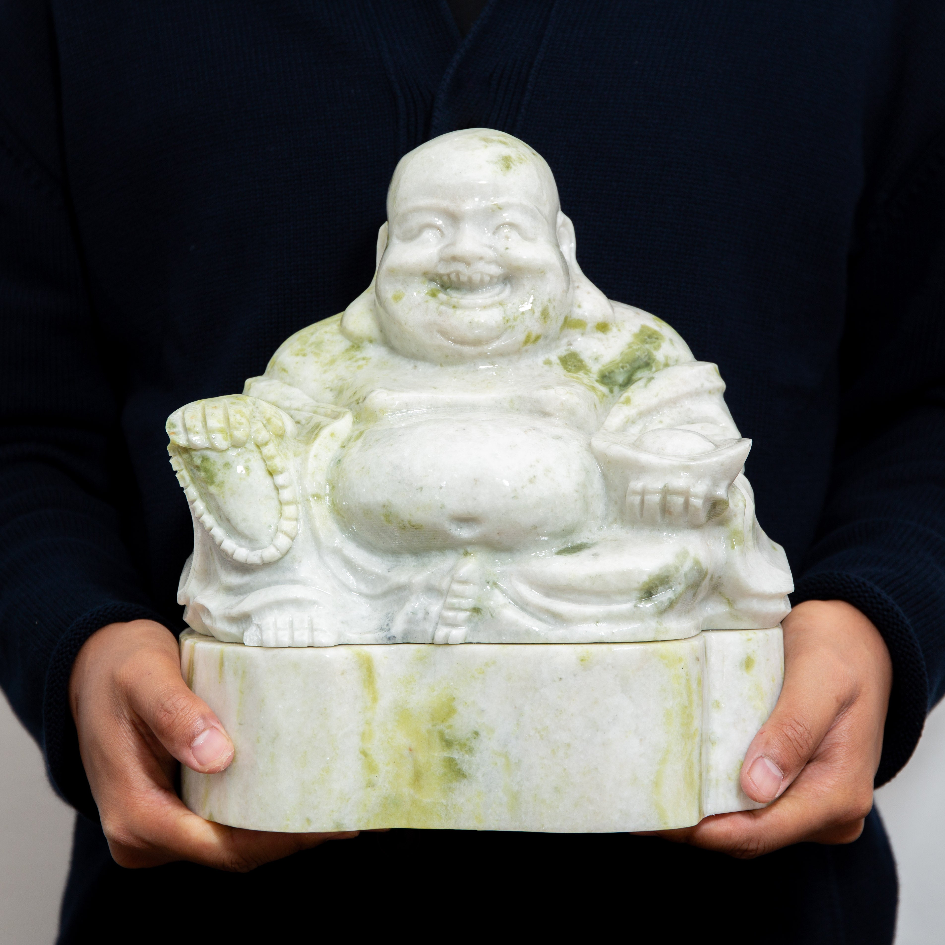 Nevető kínai Buddha - Bowenit