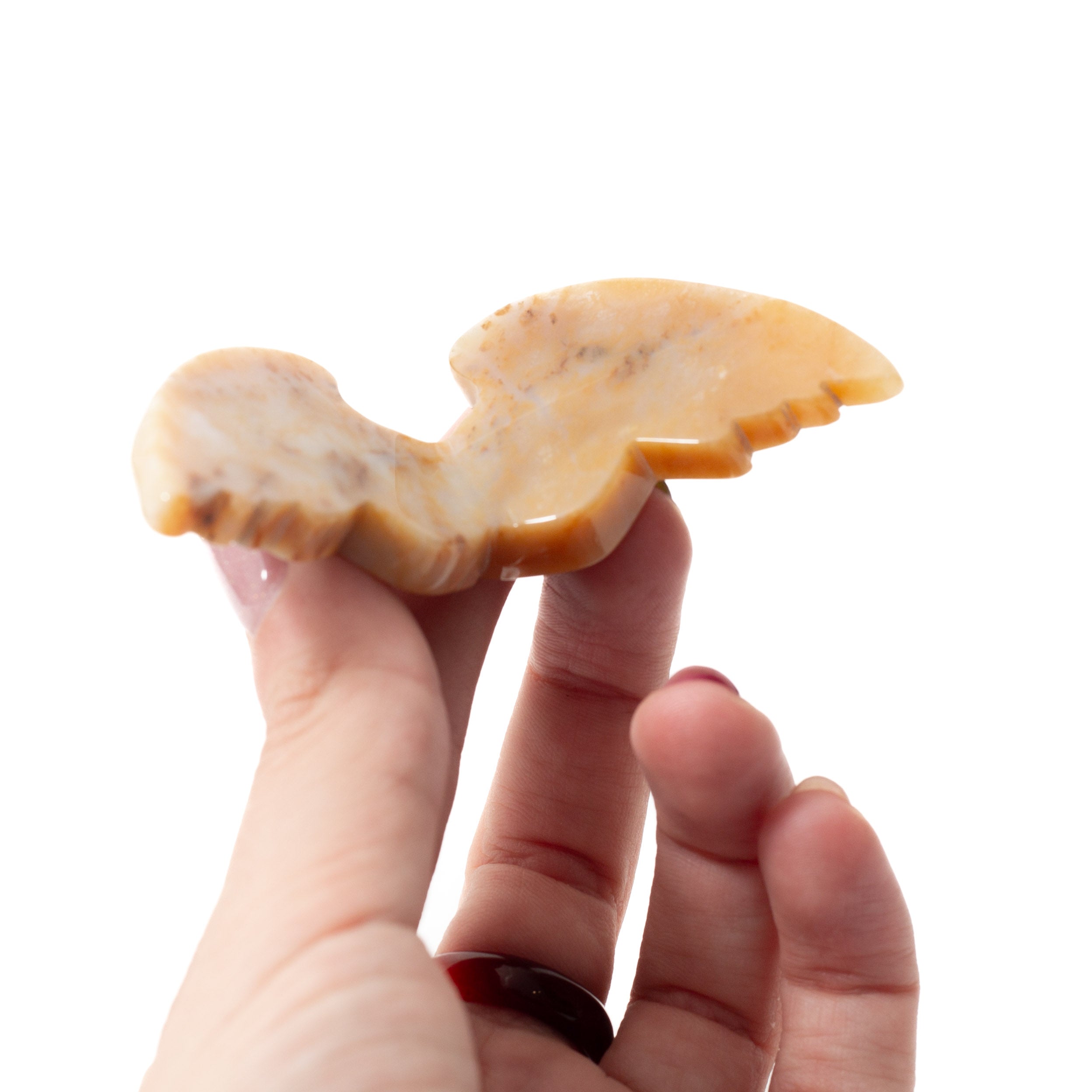 Denevér - Kalcedon 7 cm