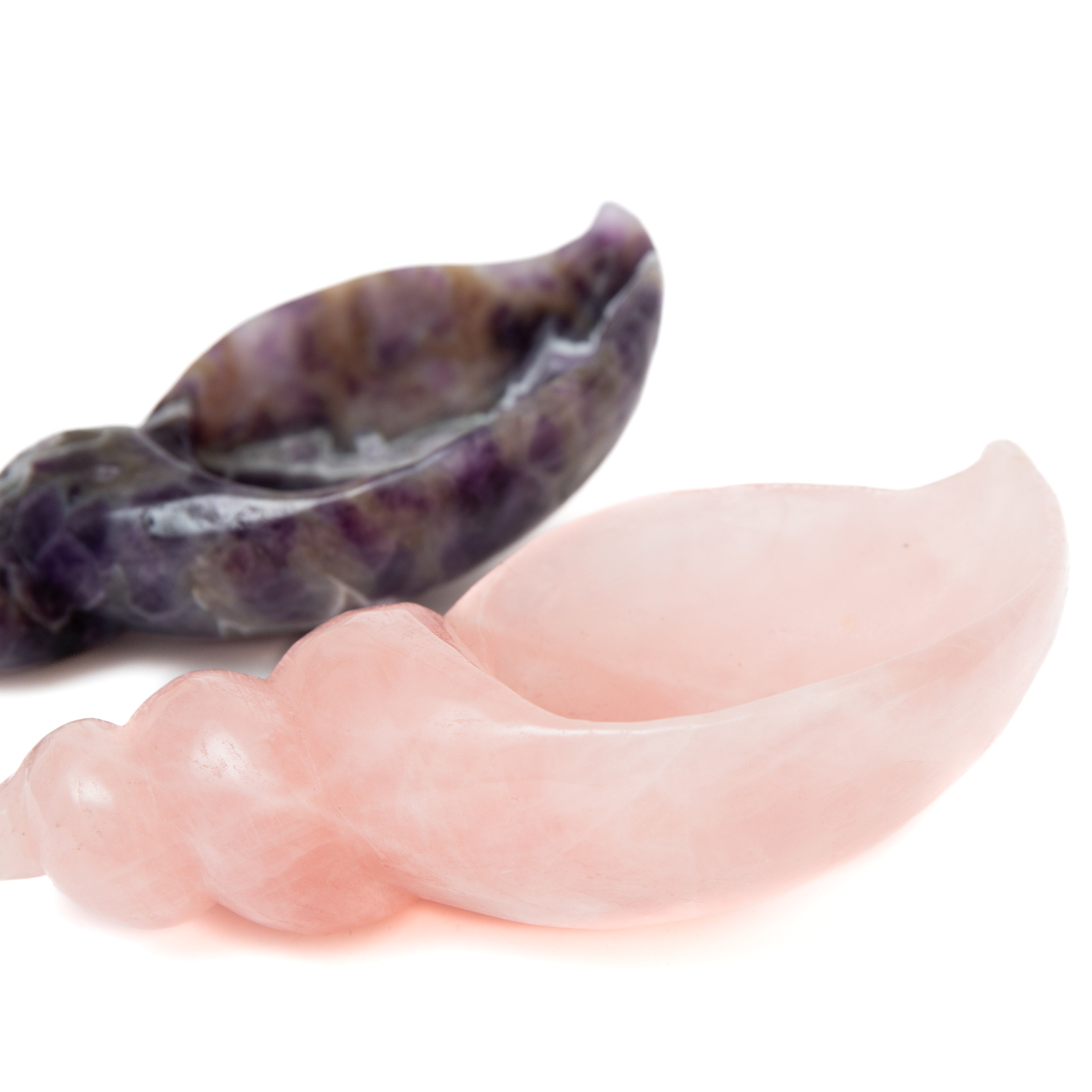 Tengeri kagyló - Ametiszt / Rózsakvarc
