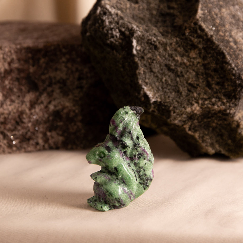 Ruby Zoisite Squirrel