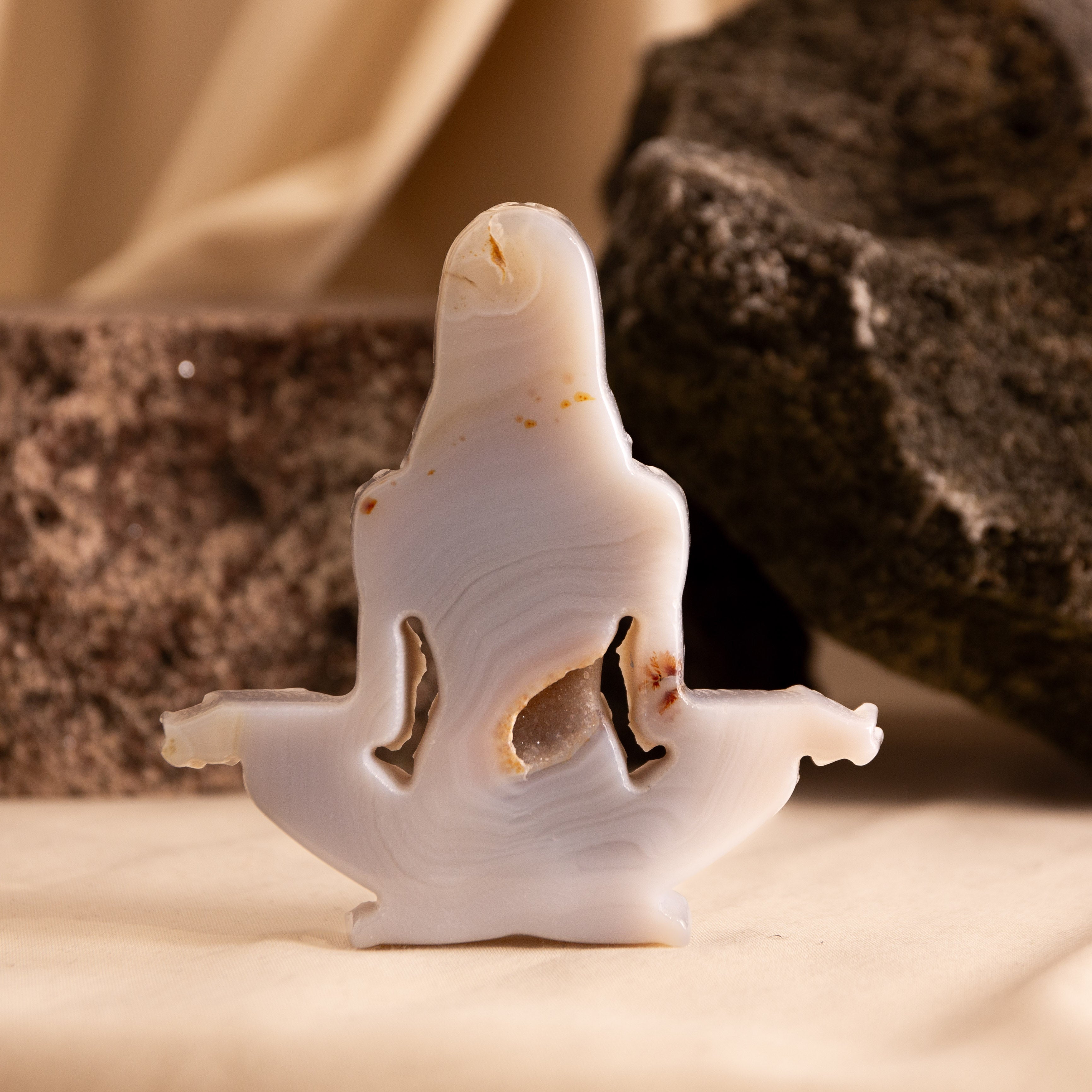 Achát - Yoga Lady -B