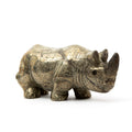 Pyrite - Rino carving 12cm