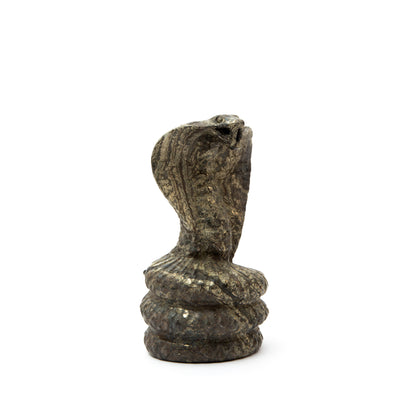 Pyrite - King Cobra carving 9cm