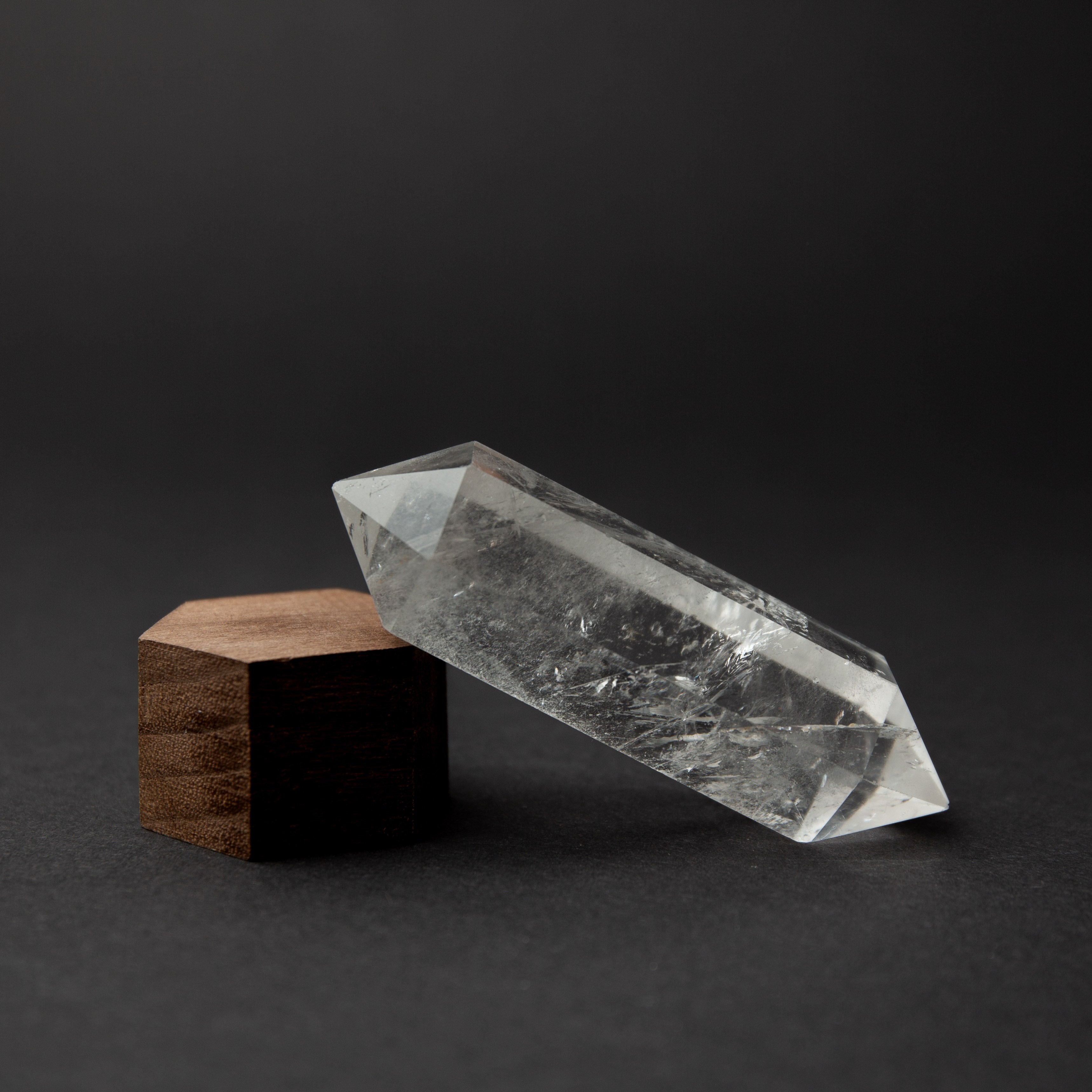 Hegyikristály Dupla Csúccsal (Hatszög) 8cm