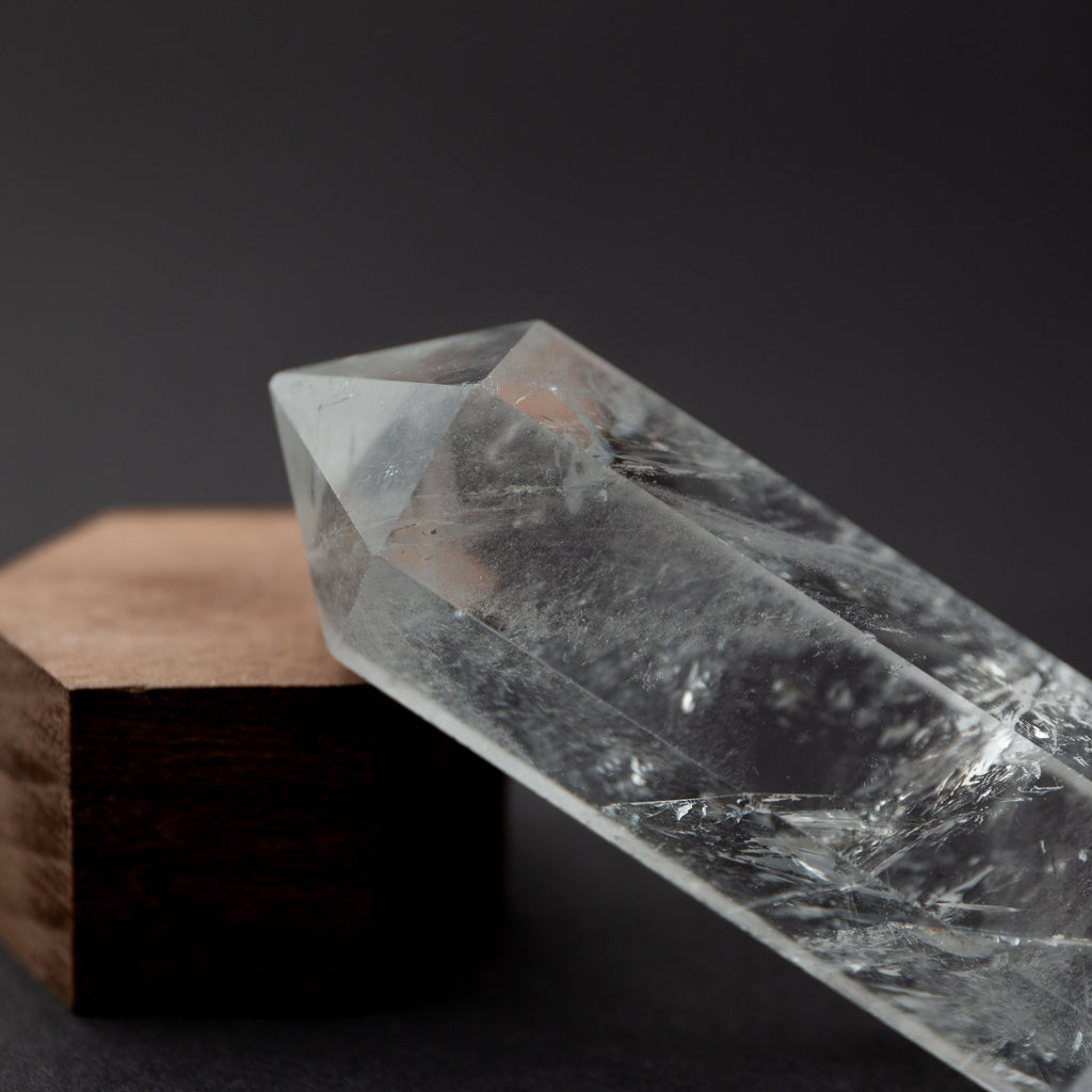 Hegyikristály Dupla Csúccsal (Hatszög) 8cm