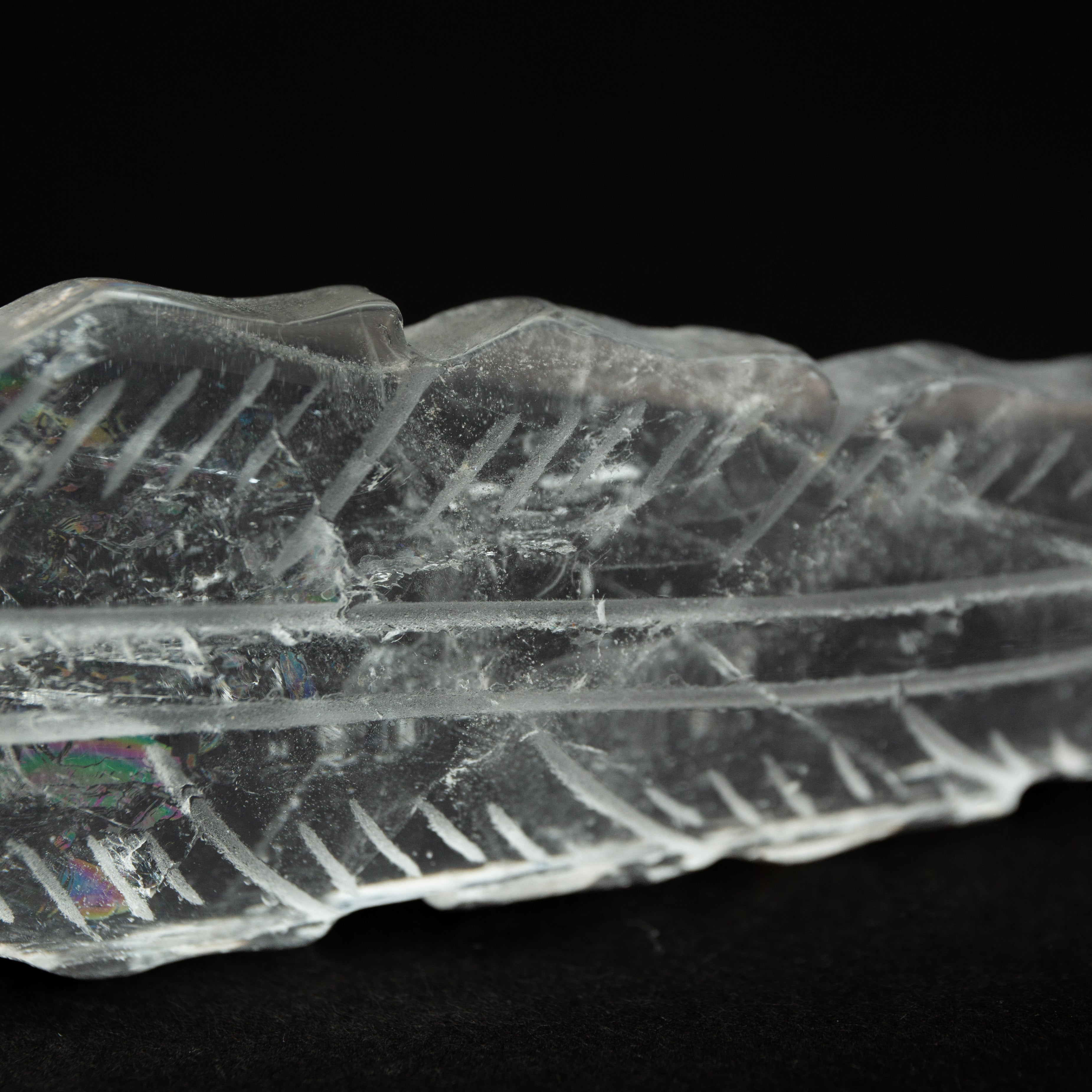 Clear Quartz Feather