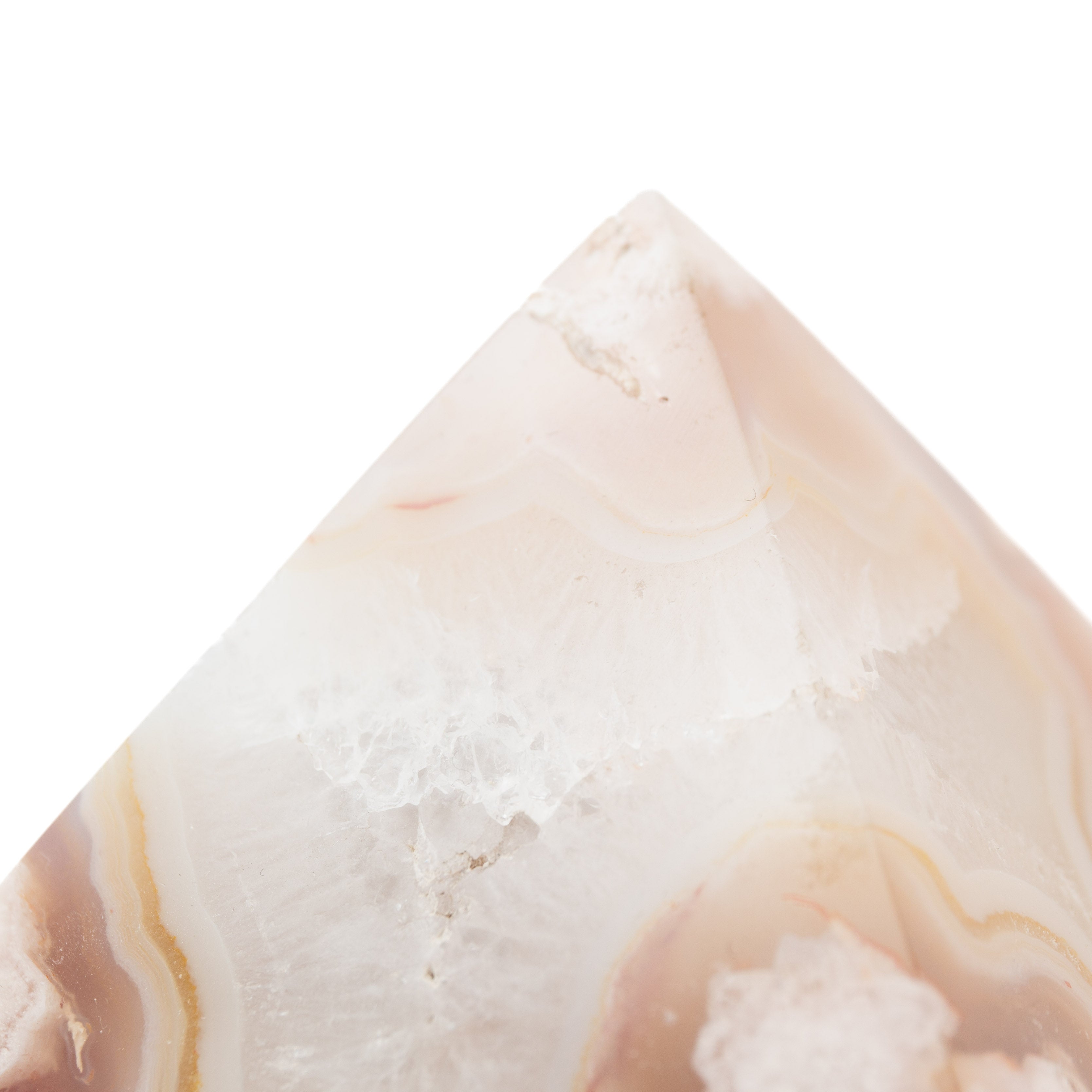 Sakura Agate Pyramid - 7x7cm