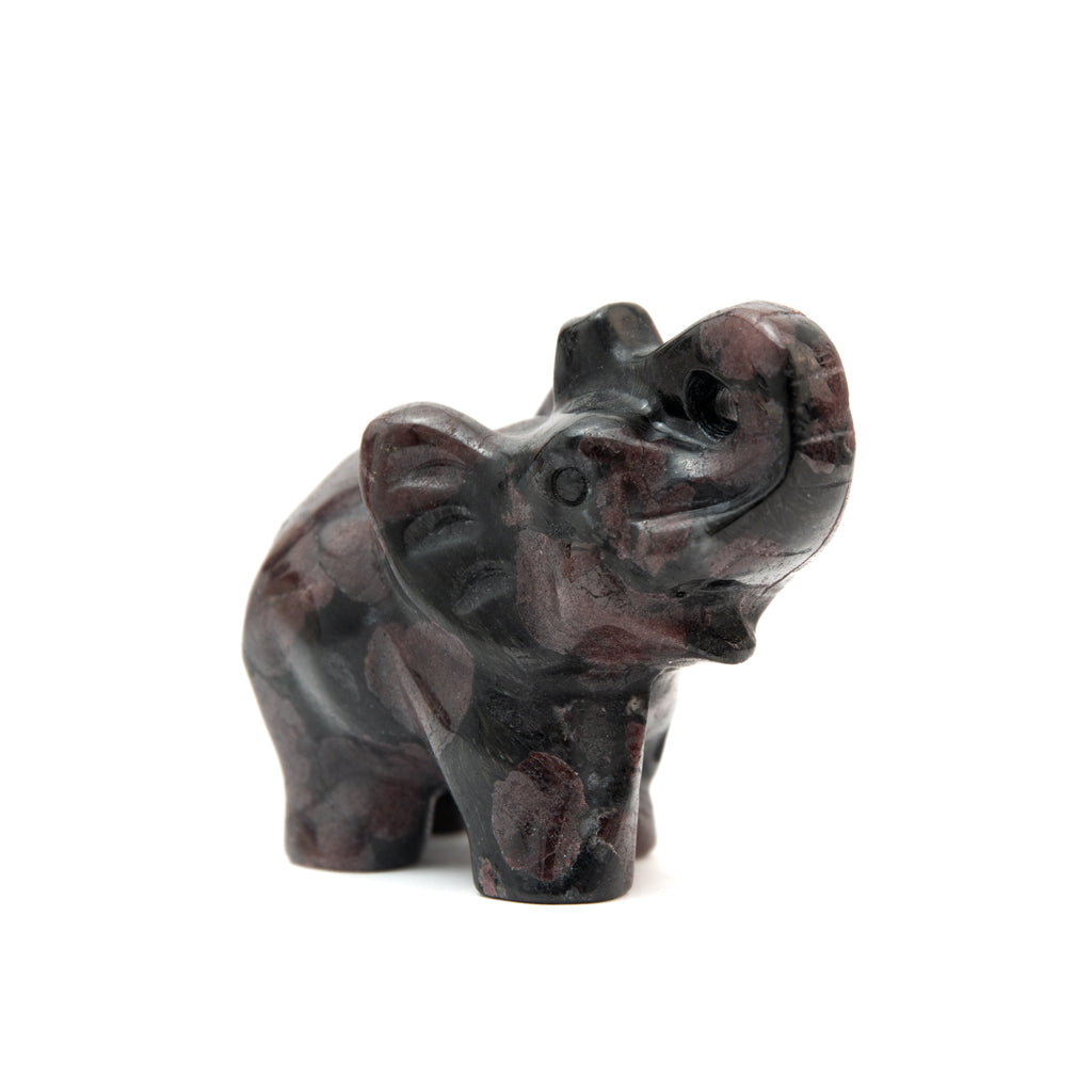Garnet Elephant - 8cm