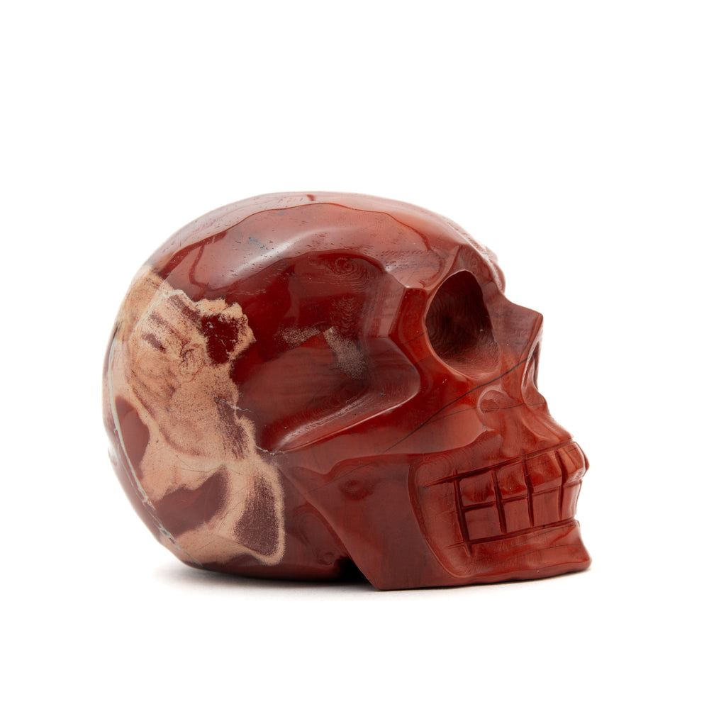 Red Jasper Skull - 10cm