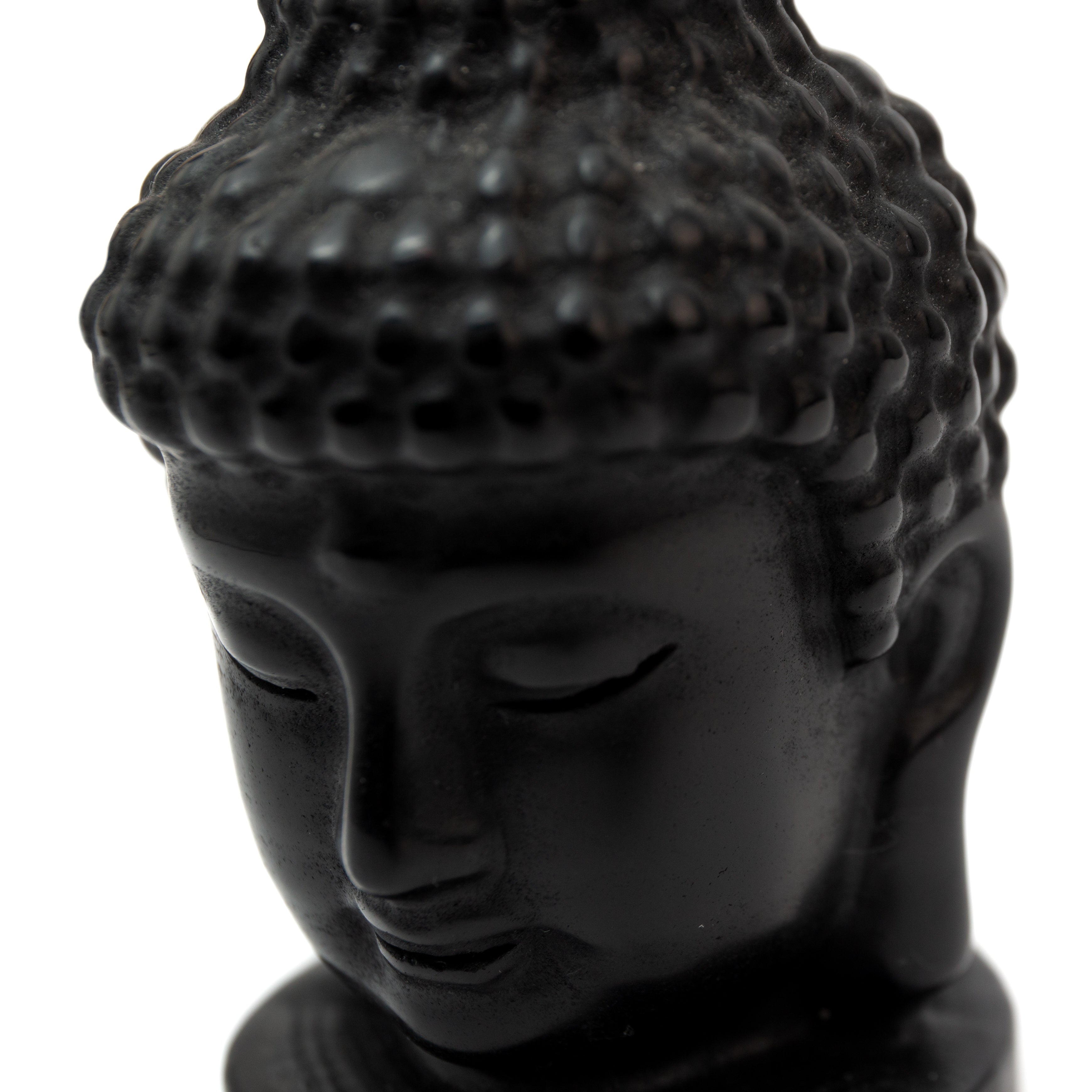 Obsidian Buddha - 8cm